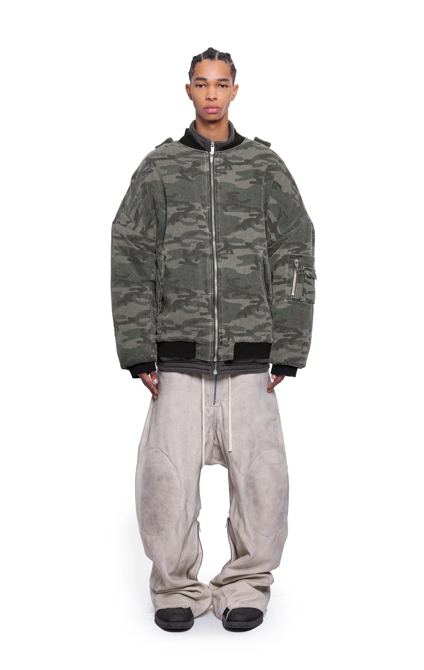 ADF CAMO BOMBER JACKET