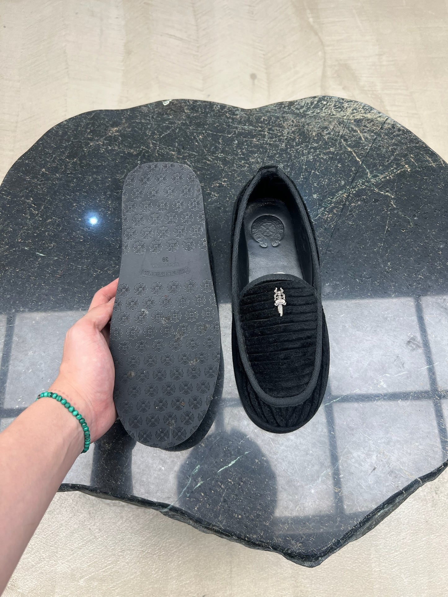 Chrome Hearts dagger loafer
