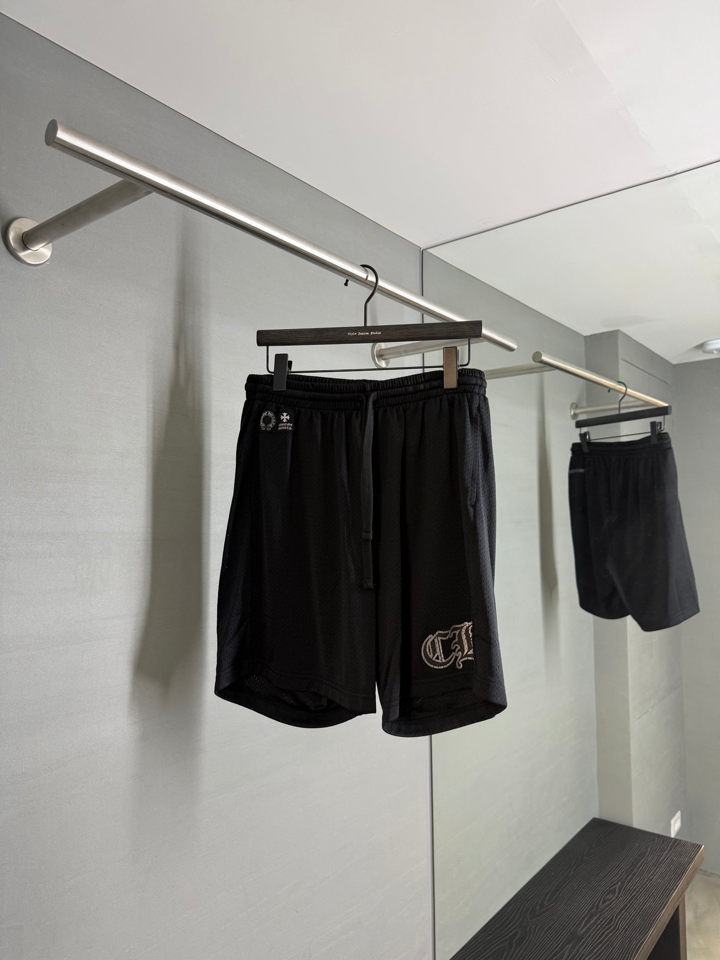 Chrome Hearts mesh shorts