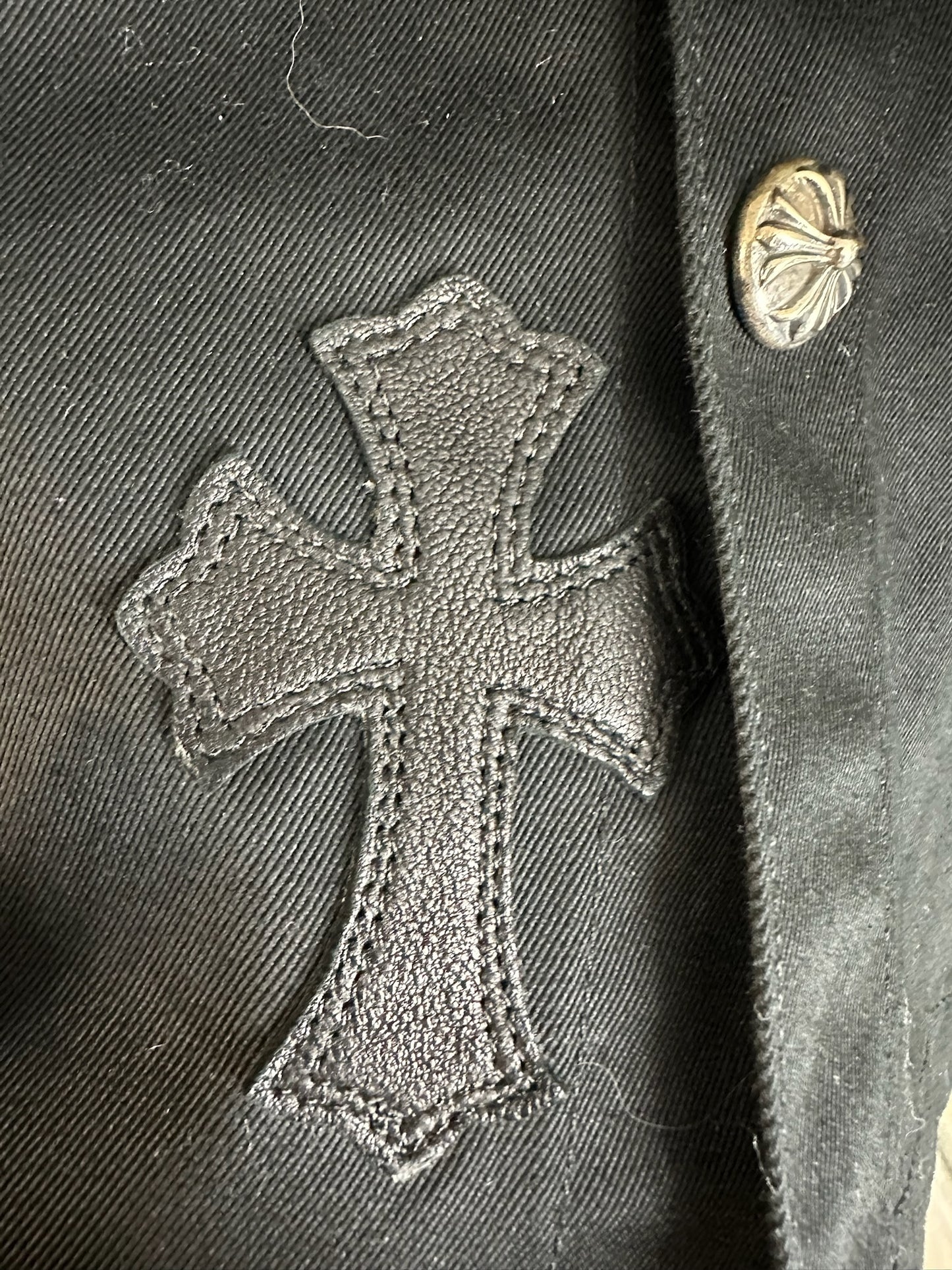 Chrome Hearts patch work dog jacket