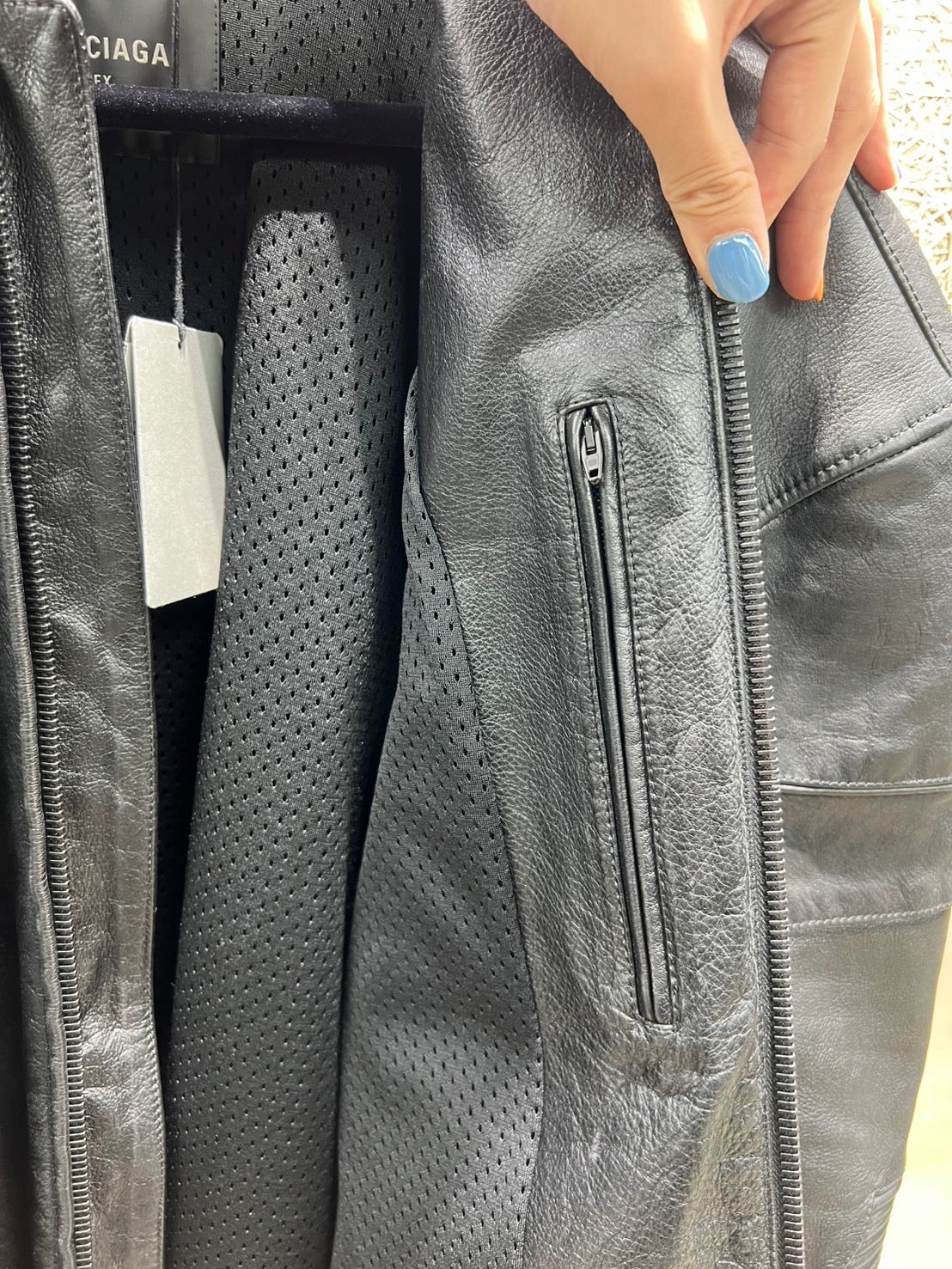 Balenciaga Racer Leather Jacket