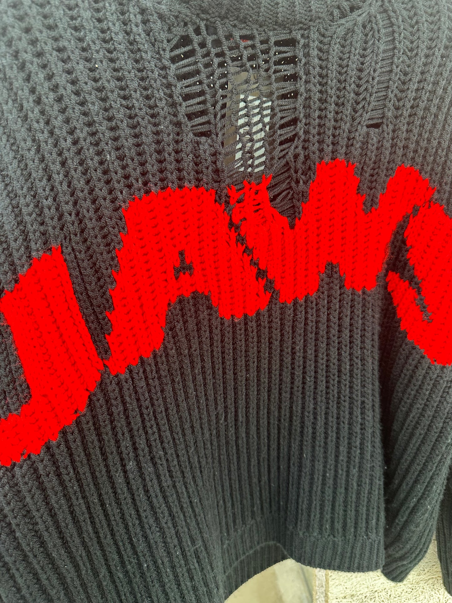 Raf Simons Calvin Klein Jaws Sweater