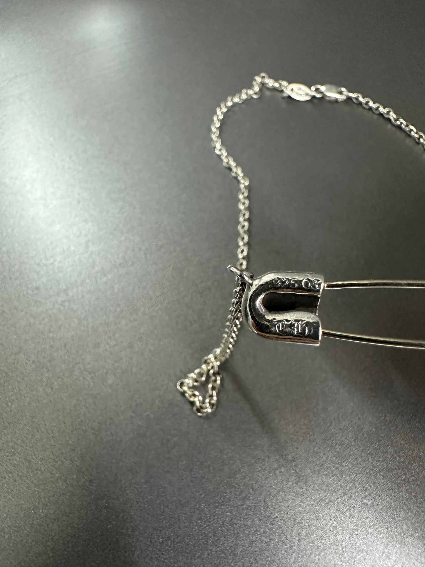 Chrome Hearts Safety Pin Necklace