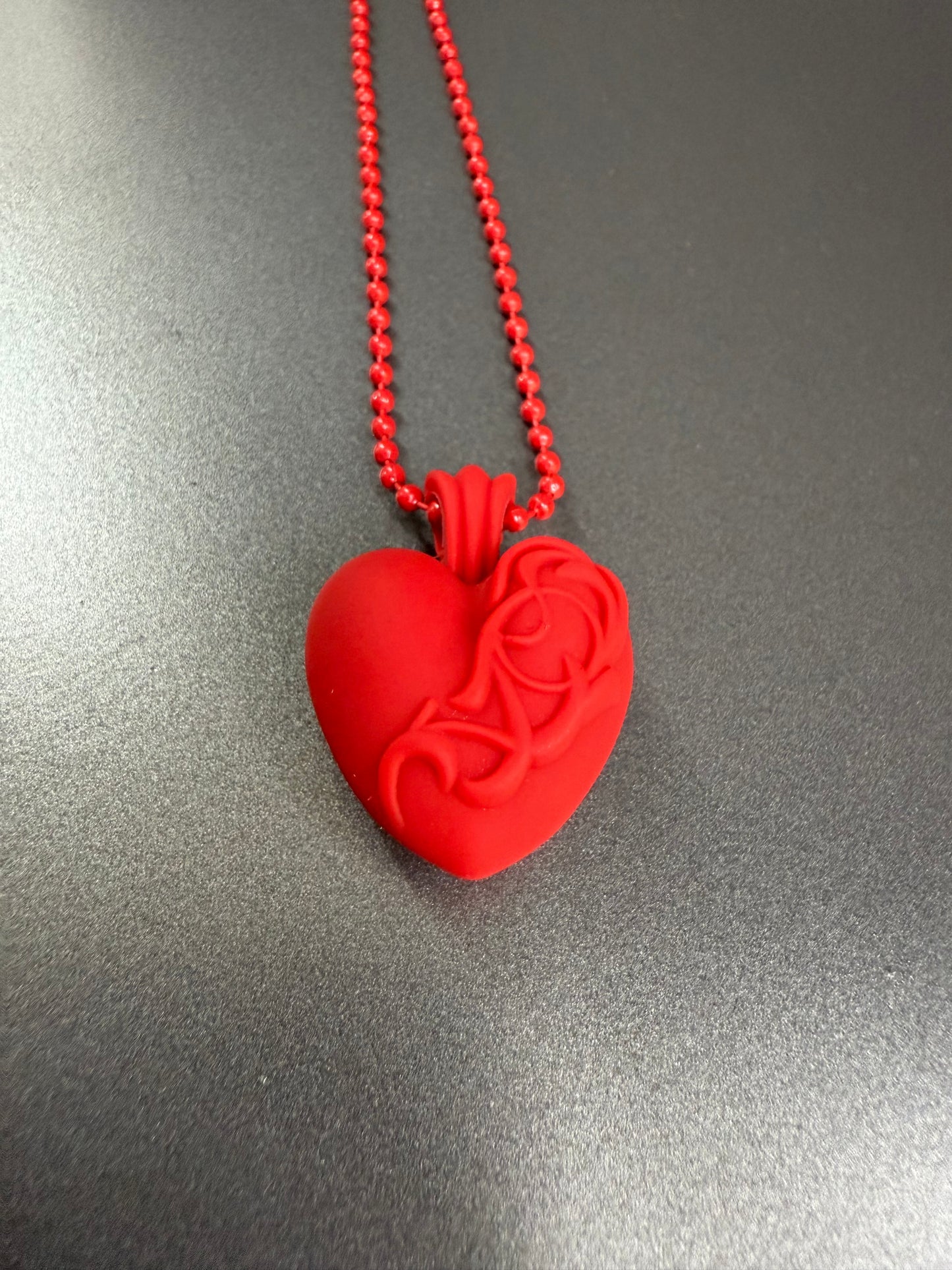 Chrome Hearts Silicone Vine heart Necklace