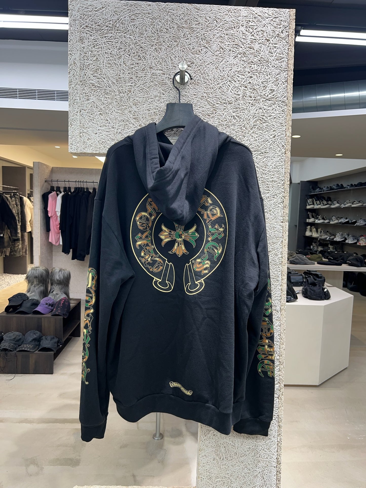 Chrome Hearts Cemetery Cross Camo Hoodie