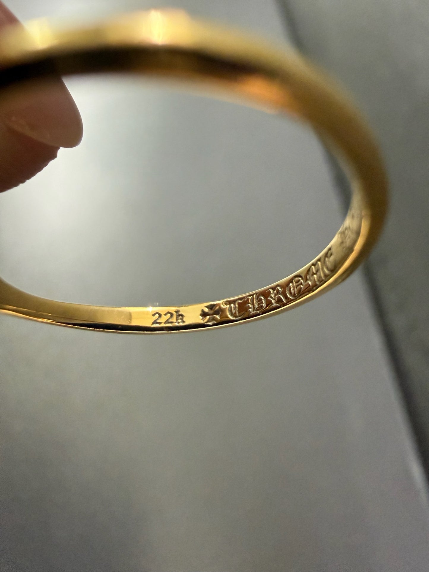 Chrome Hearts 22k Horseshoe Bubble Gum Ring