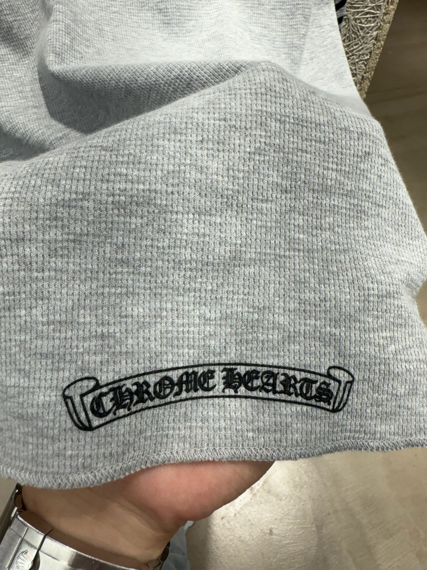 Chrome Hearts waffle long-sleeve t-shirt