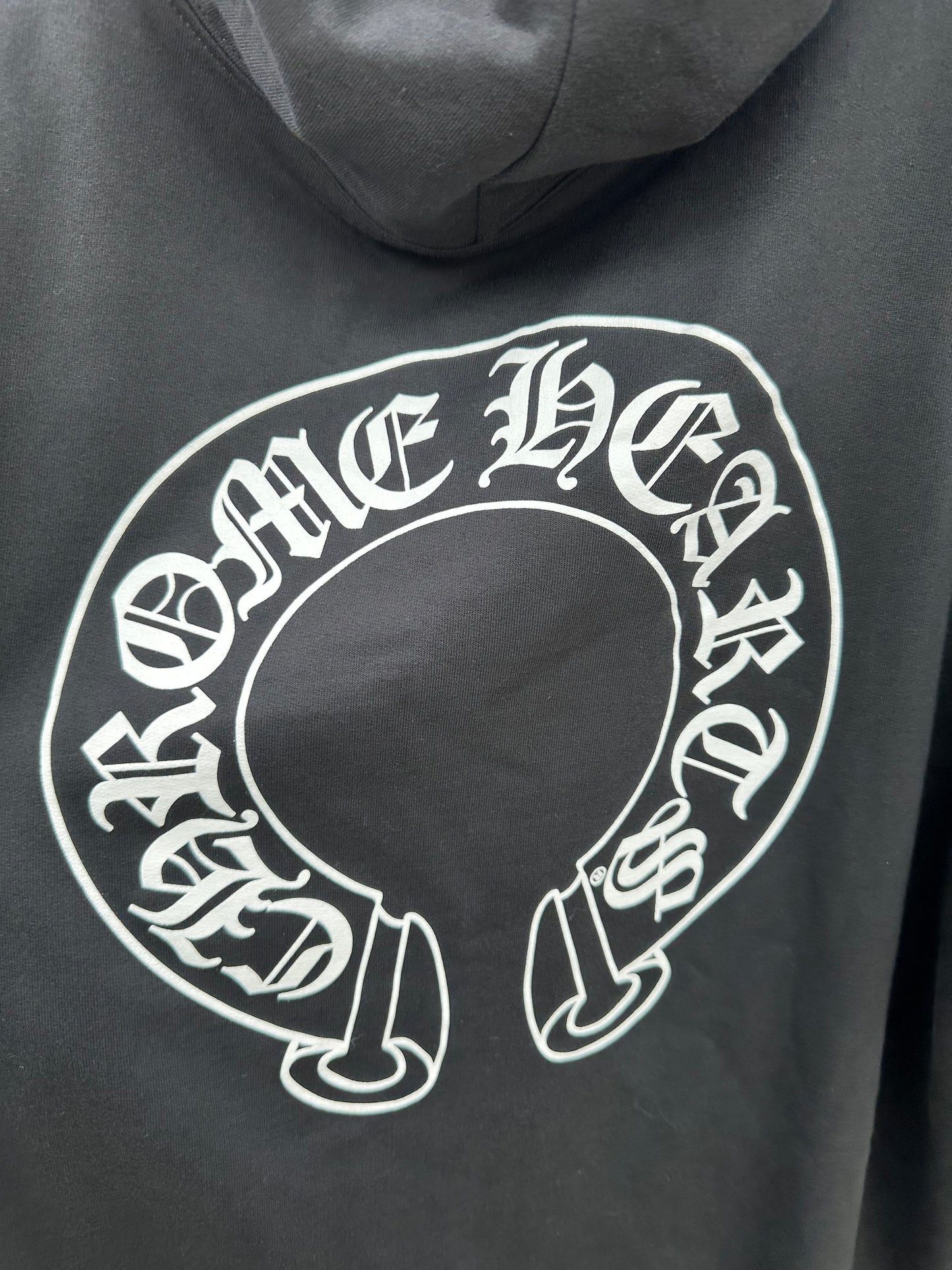 Chrome Hearts Horseshoe Floral Cross Zip-up Hoodie