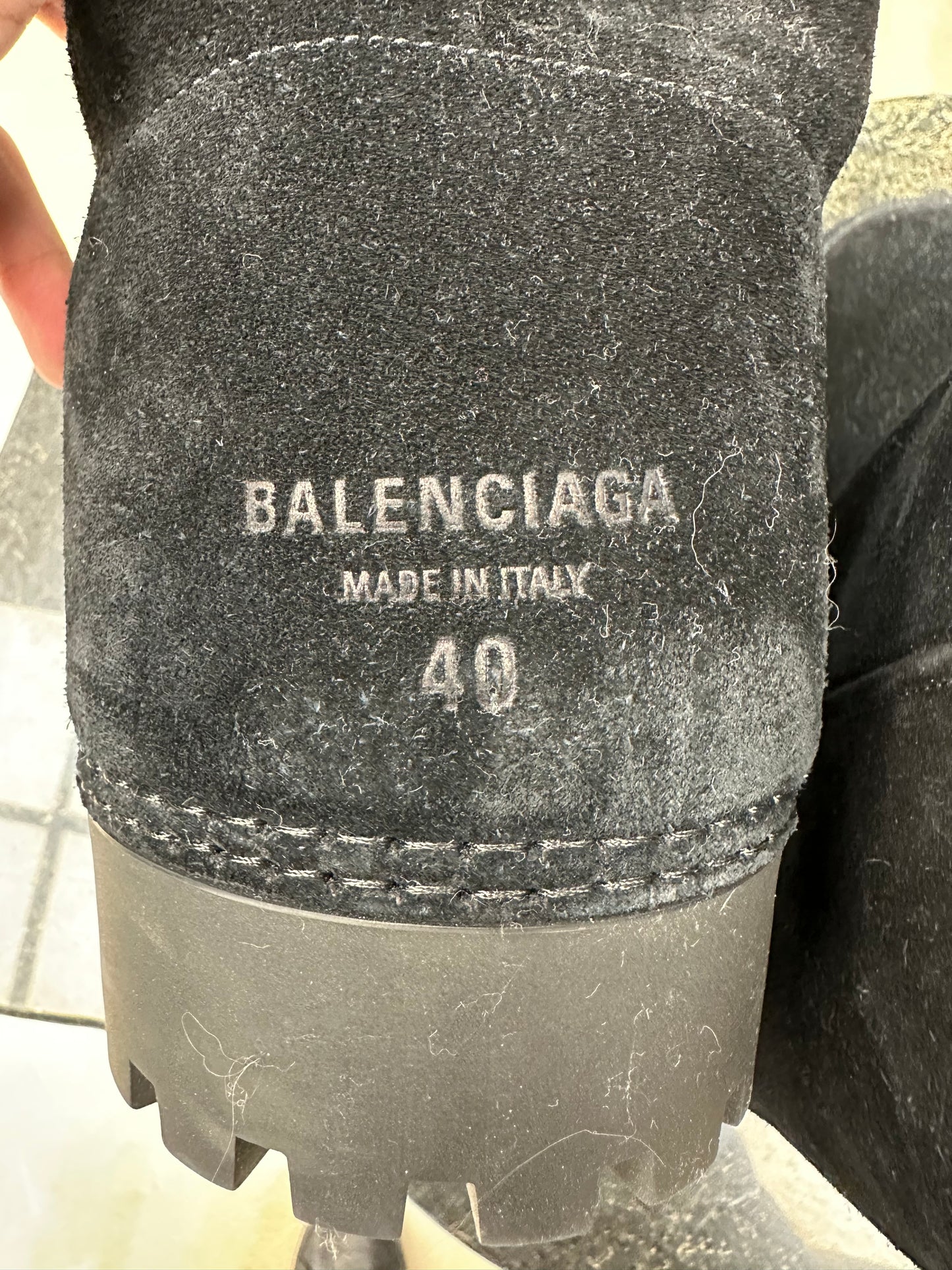 Balenciaga Alaska suede boots