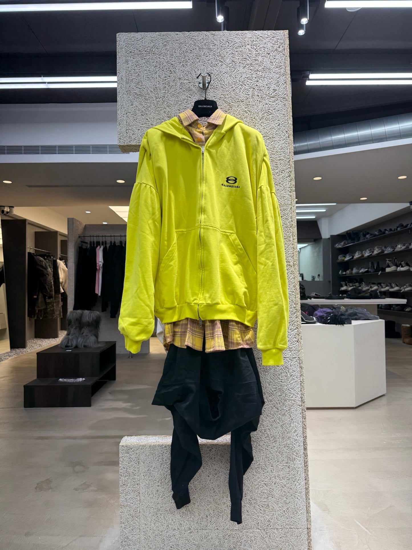 Balenciaga Unity Sports Icon Layered Zip-up Hoodie