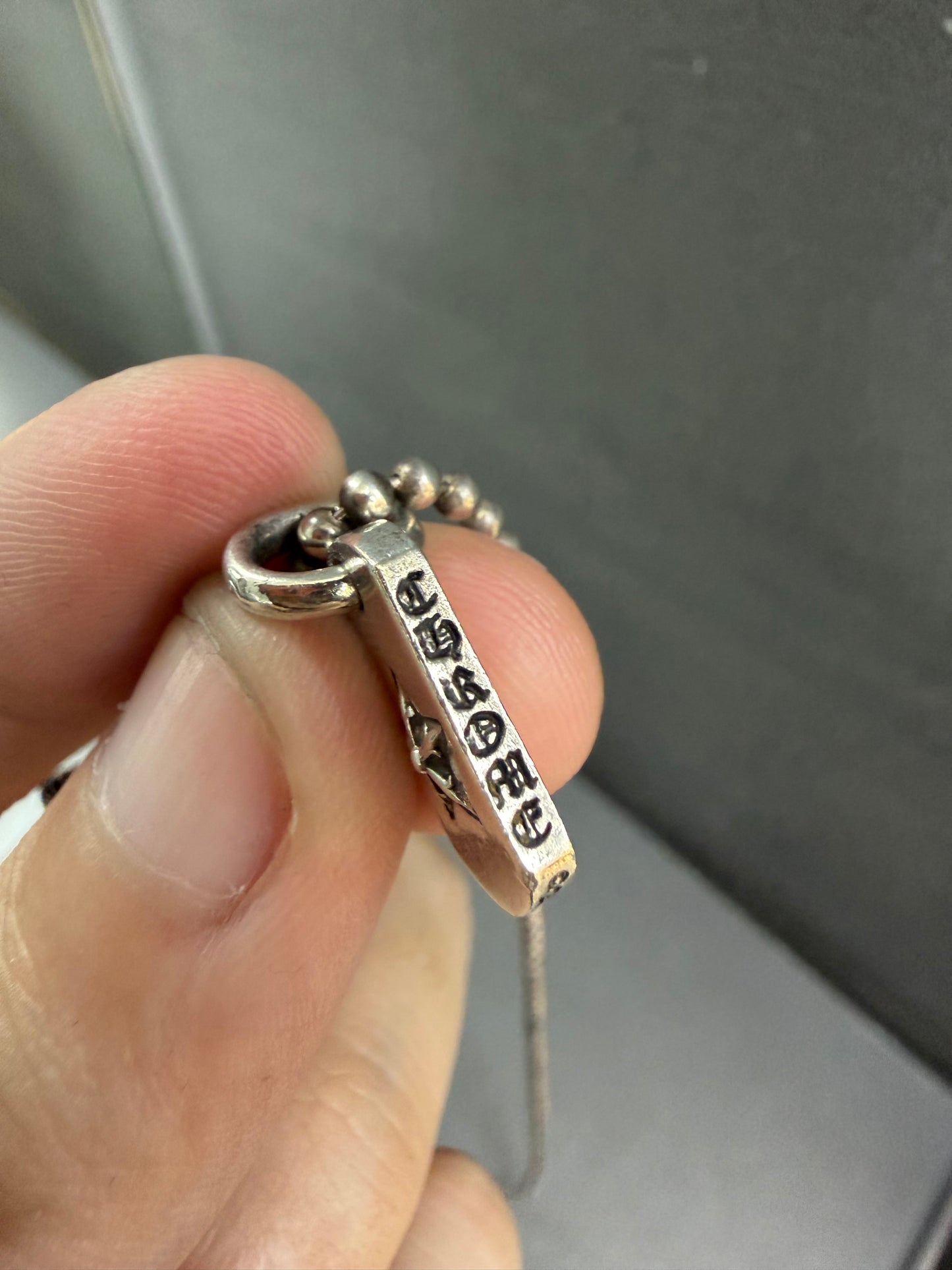 Chrome Hearts Tiny Star Dogtag Necklace