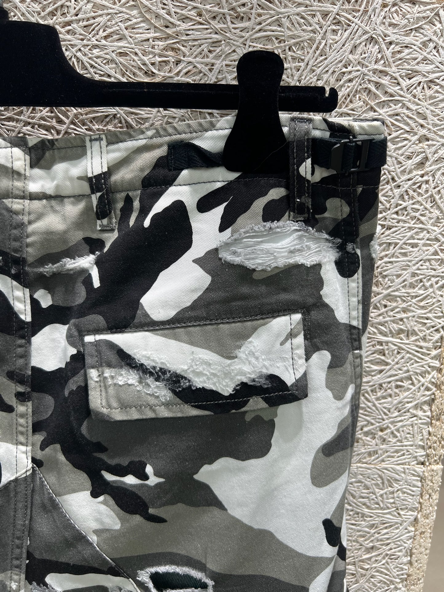 Balenciaga Trompe-L’Oeil Camo Shorts