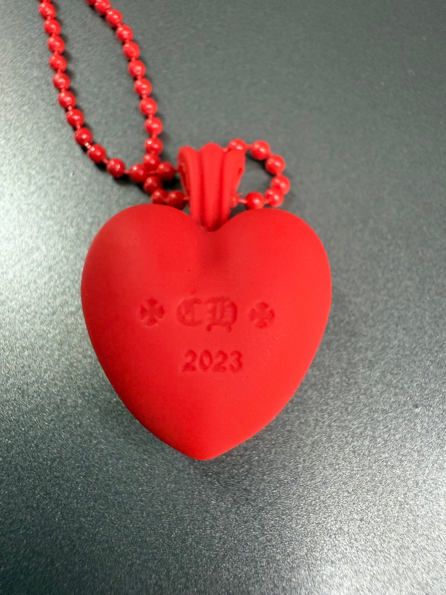Chrome Hearts Silicone Vine heart Necklace