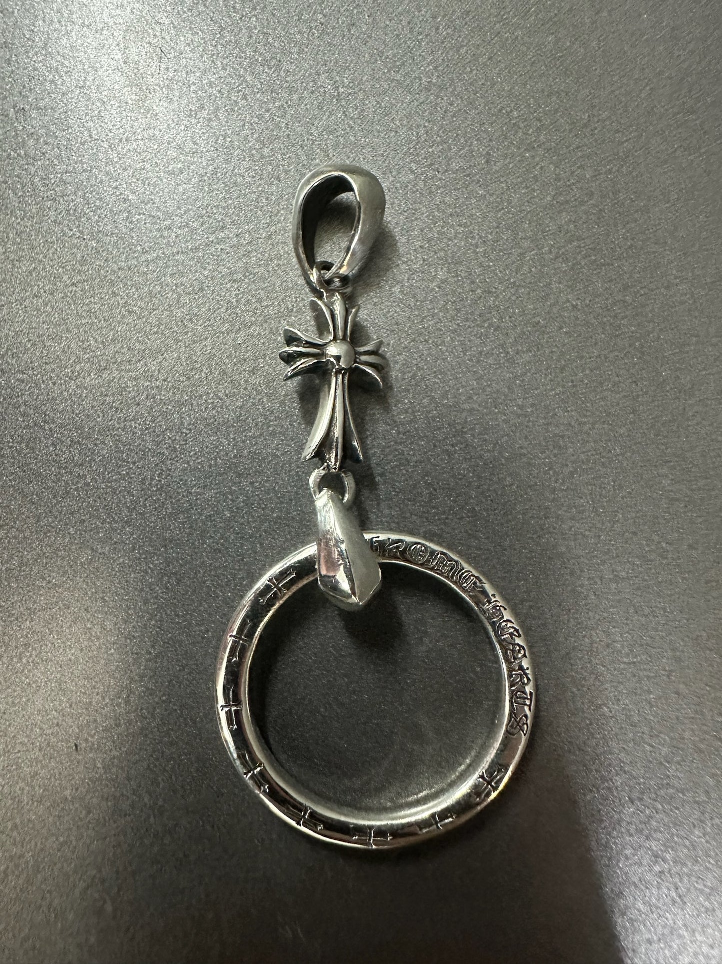 Chrome Hearts Tiny Cross with Ring Pendant