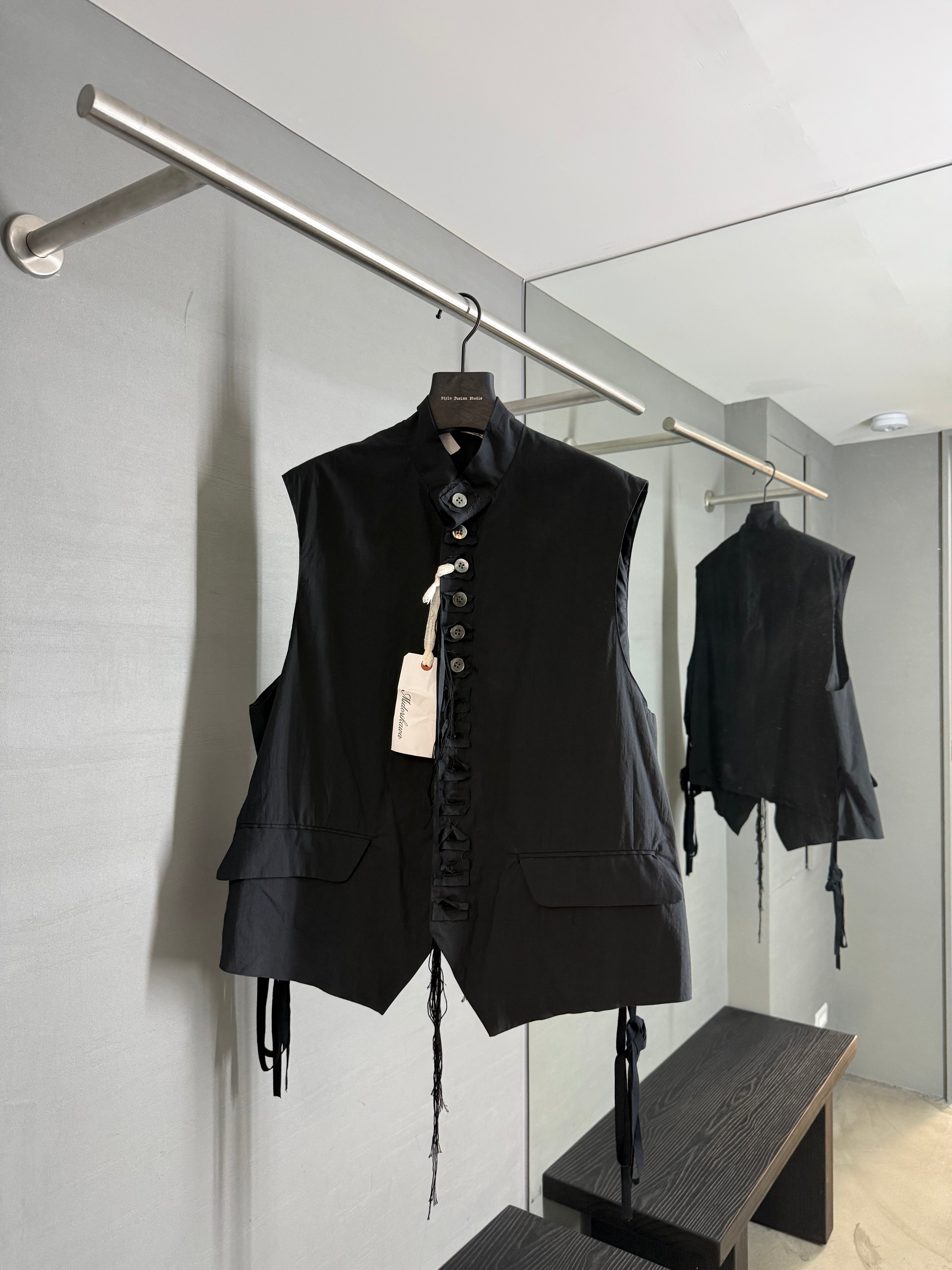 トップス midorikawa 21ss VEST [MID21SS-V01 D] Midorikawa Shirt Vest – Style Fusion Studio