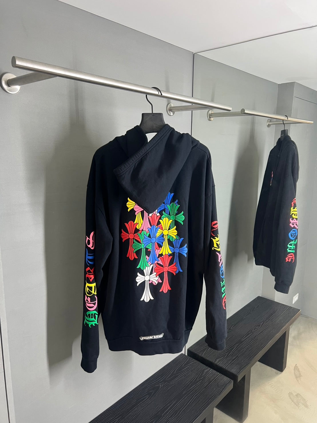 Chrome Hearts Multi-color Cemetery Zip Up Hoodie