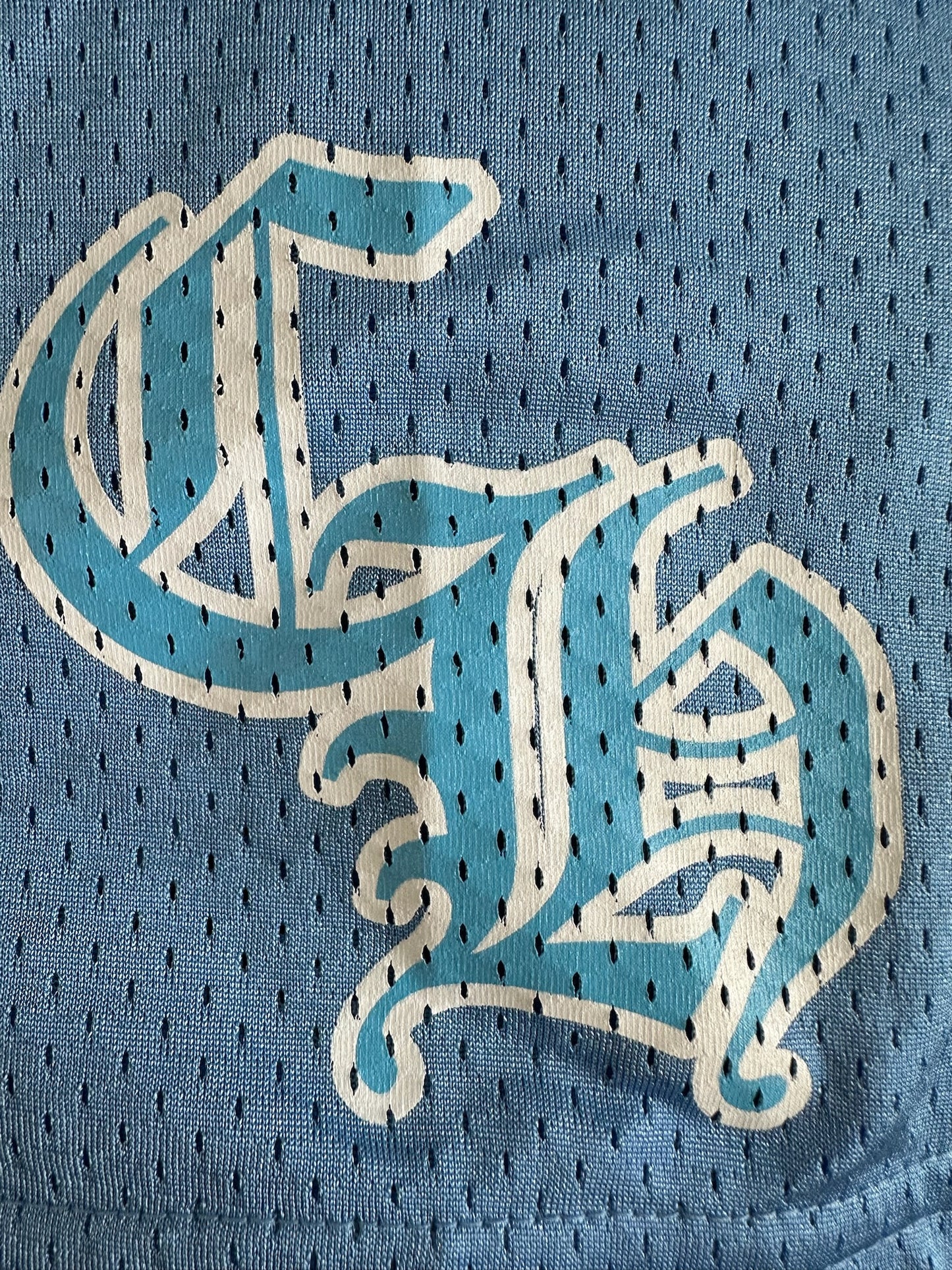 Chrome Hearts Blue Mesh Jersey