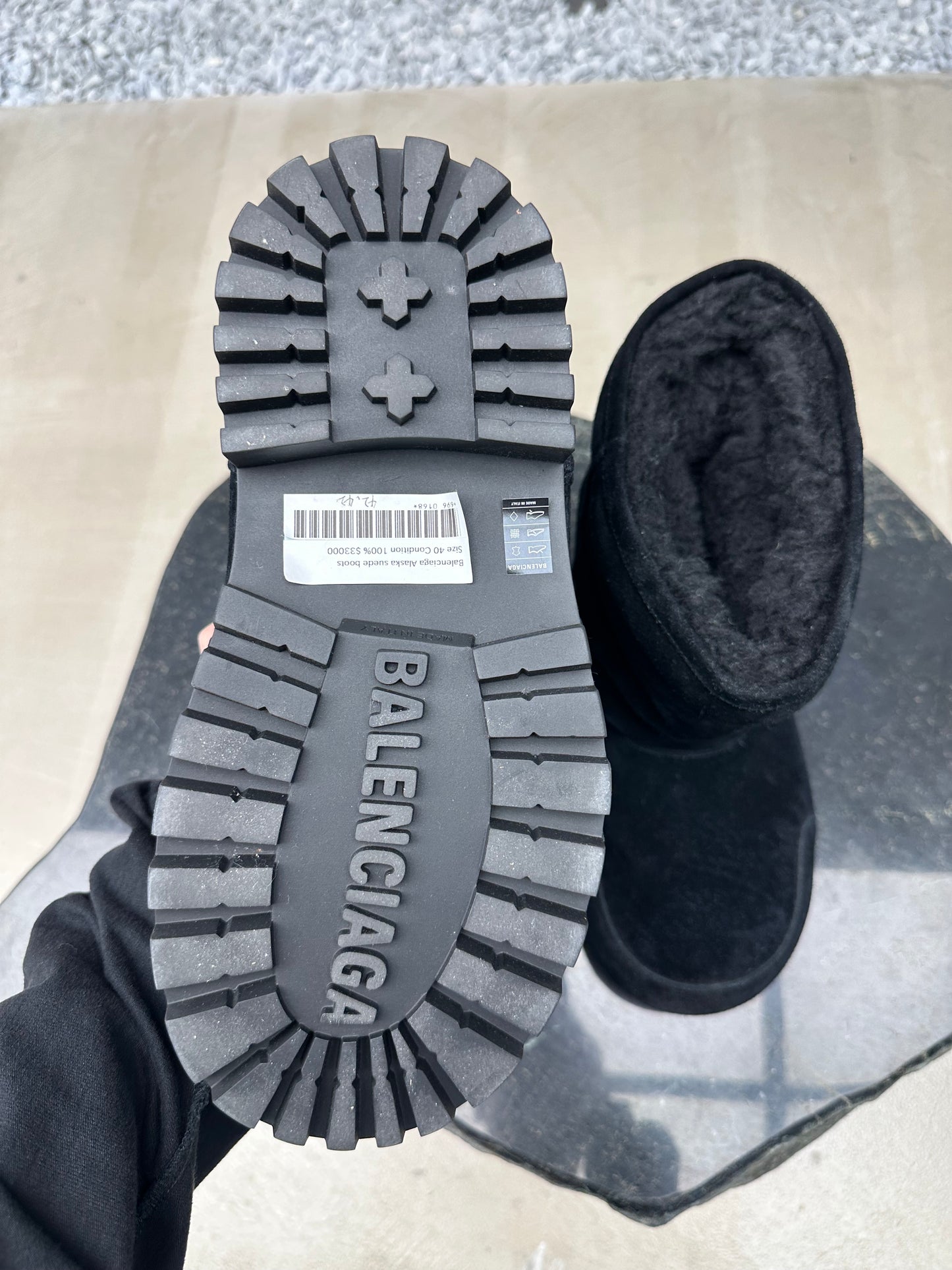 Balenciaga Alaska suede boots