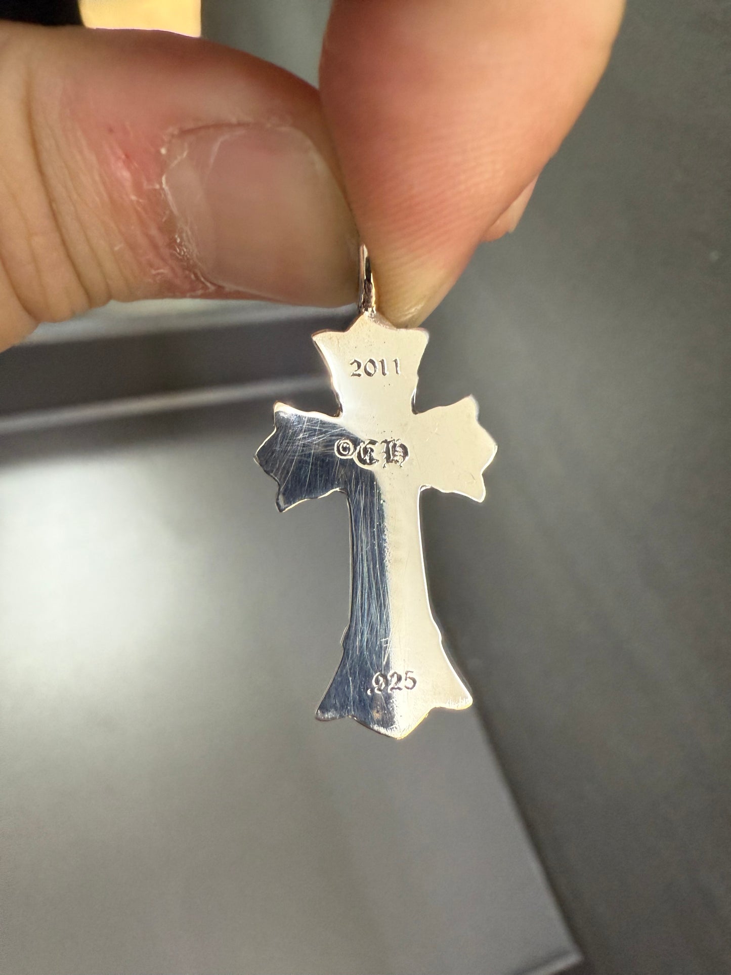 Chrome Hearts double cross pendant
