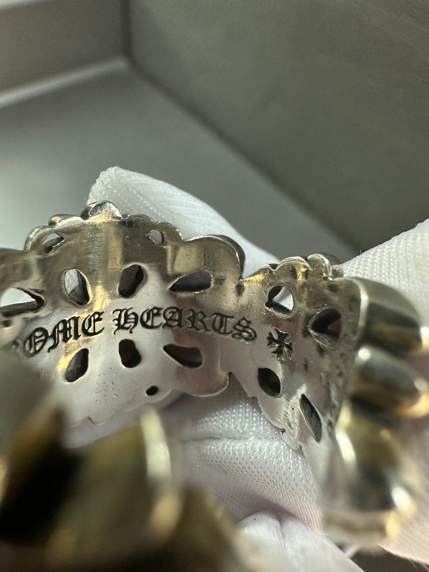 Chrome Hearts Double Floral Cross Ring