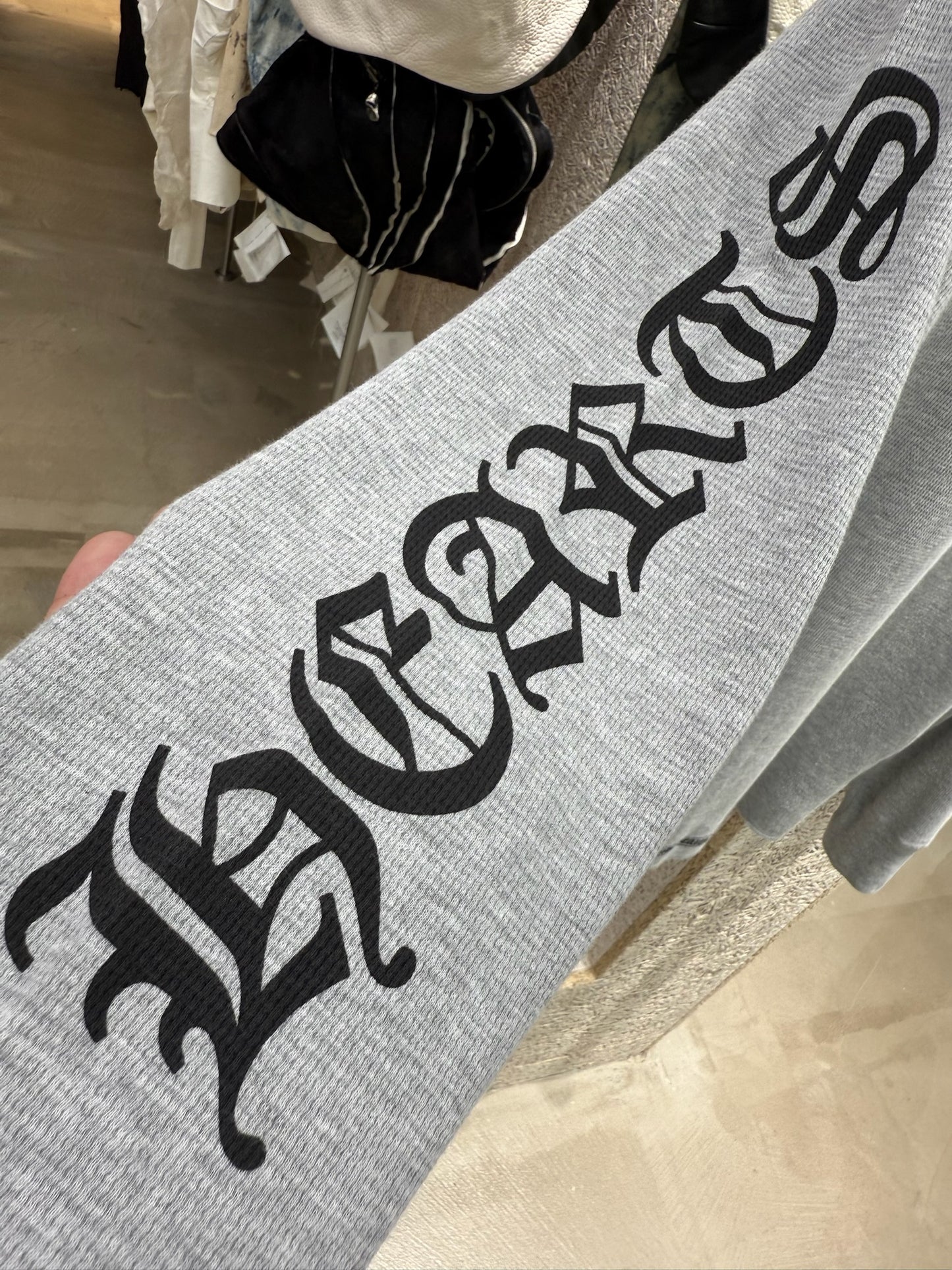 Chrome Hearts waffle long-sleeve t-shirt