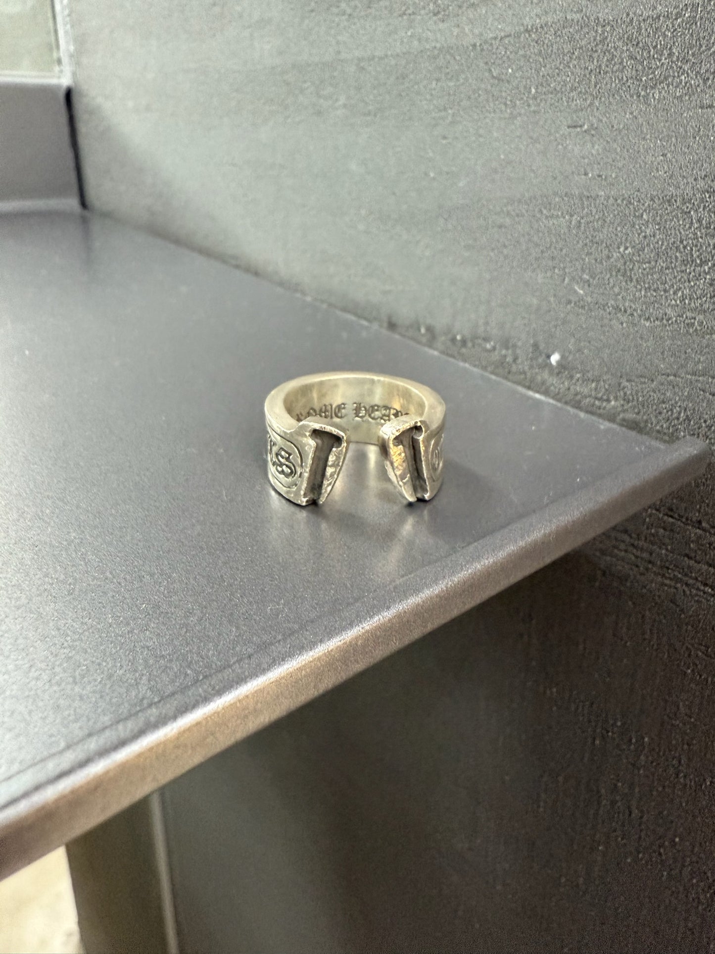 Chrome Hearts scroll ring