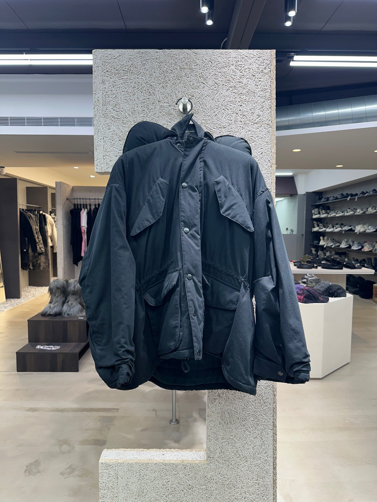 Balenciaga Detachable Pillow Parka