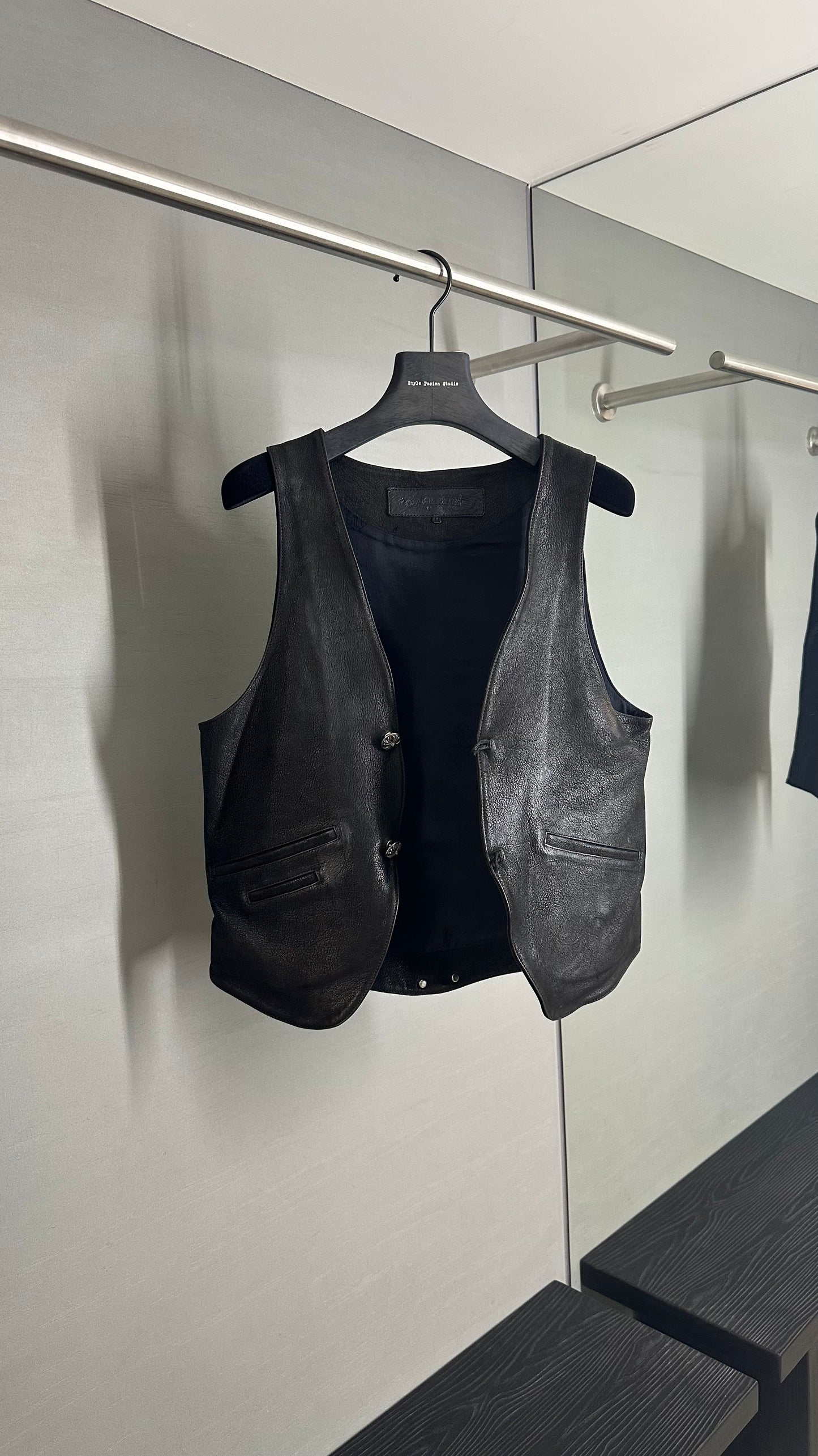 Chrome Hearts Leather Vest
