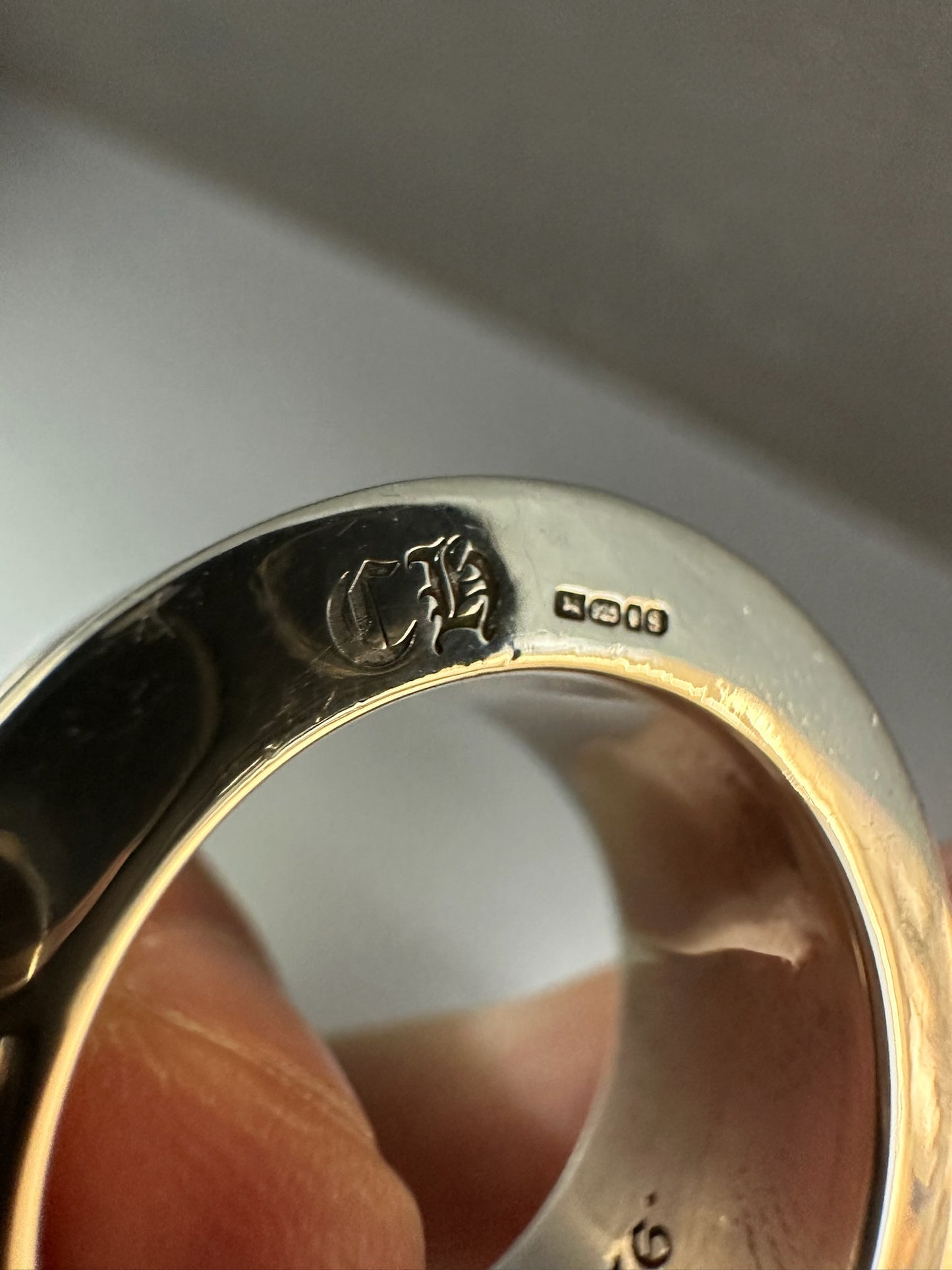 Chrome Hearts Cross “Fuck You”Spinner Ring
