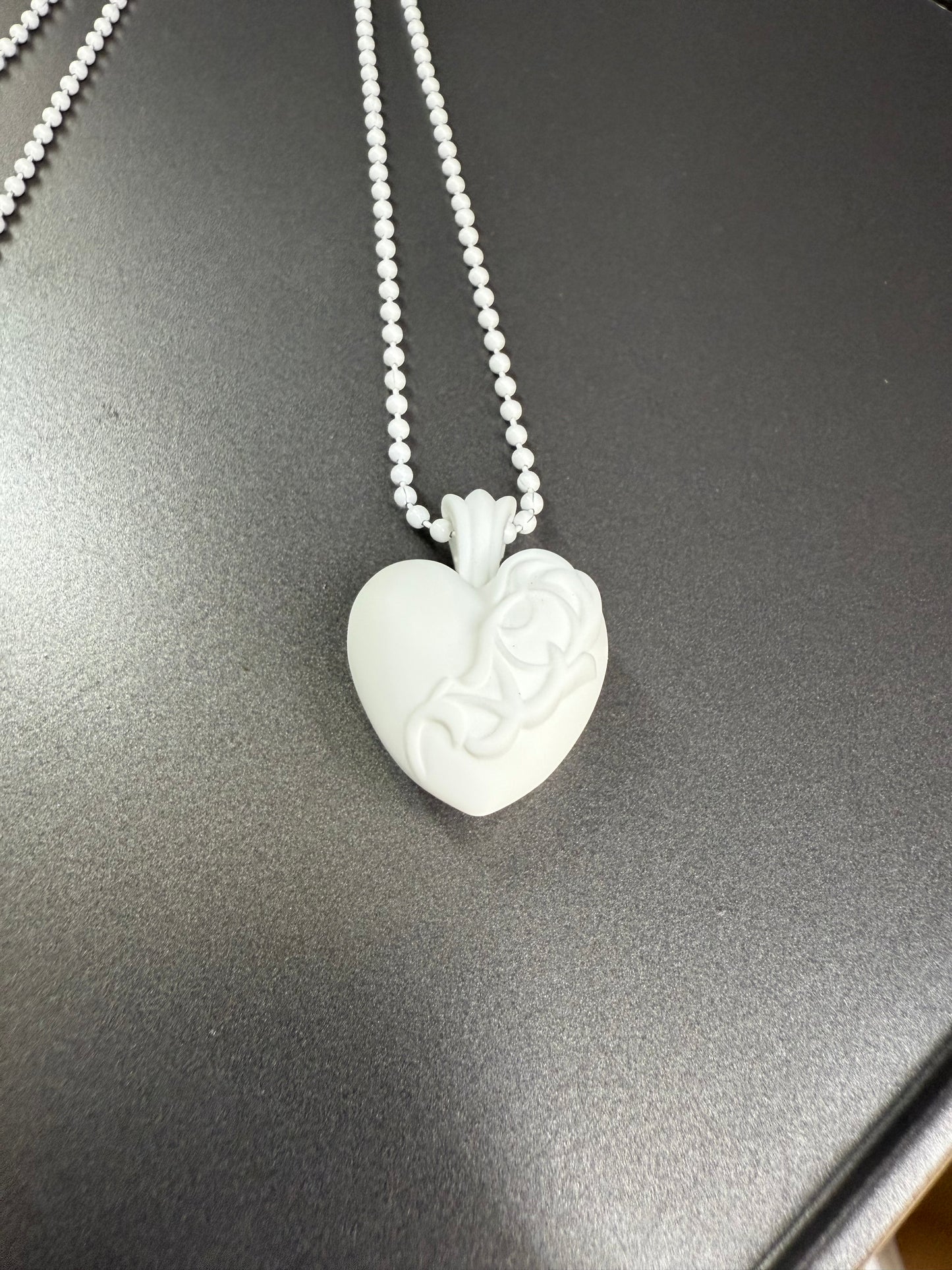 Chrome Hearts Silicone Vine heart Necklace