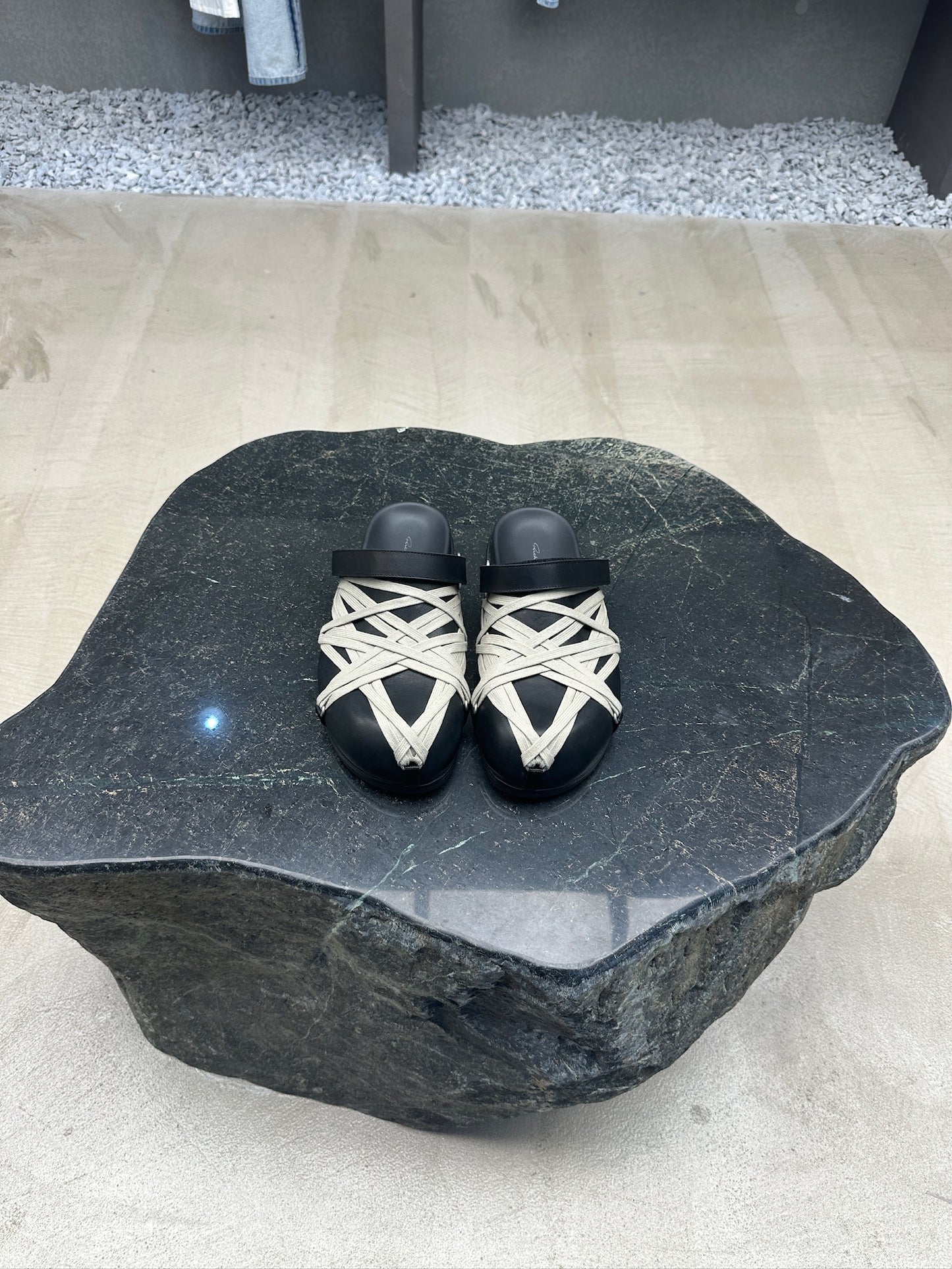 Rick Owens Megalaced Mule Granola