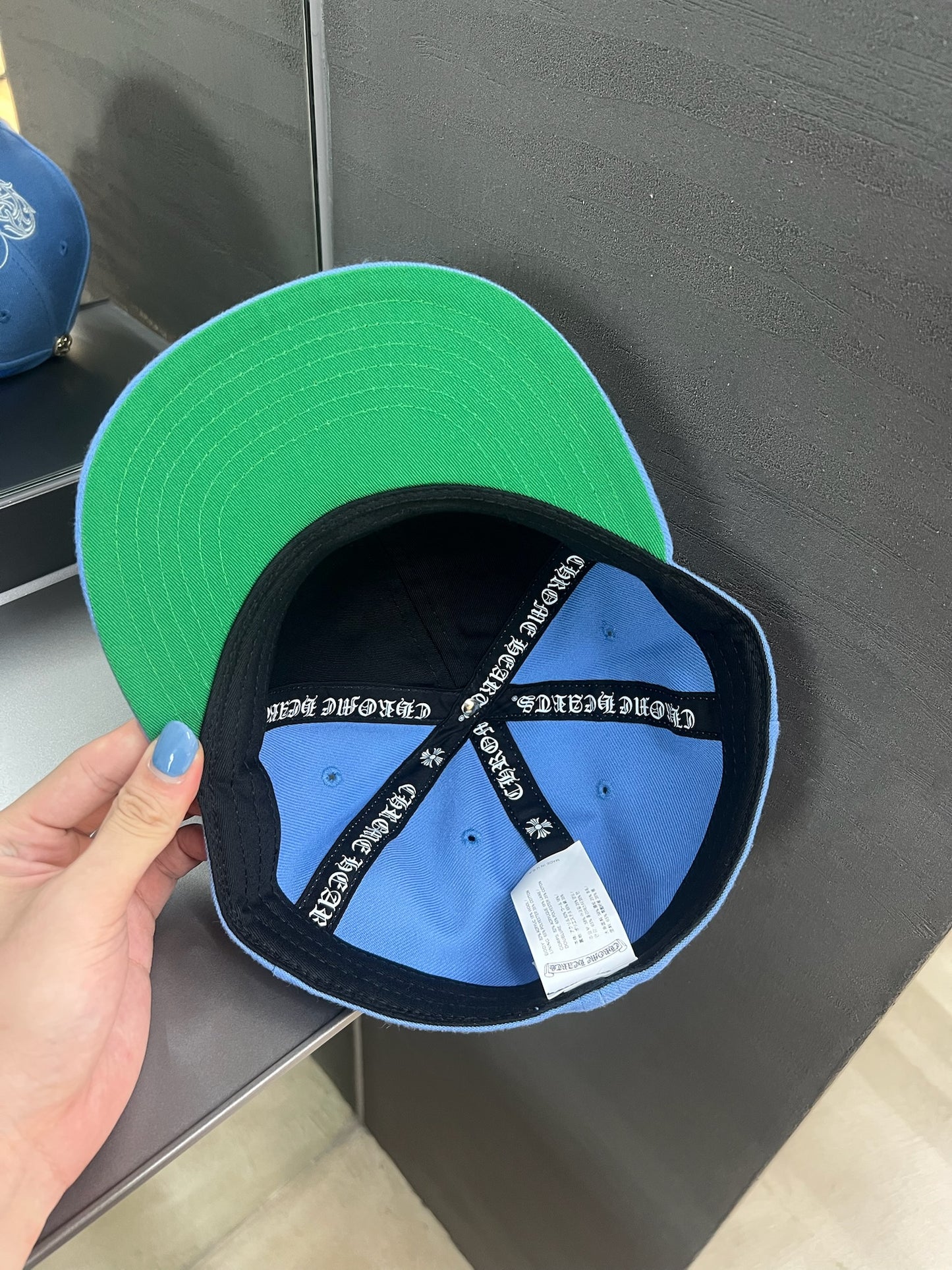 Chrome Hearts Heart Stitch Logo Hat