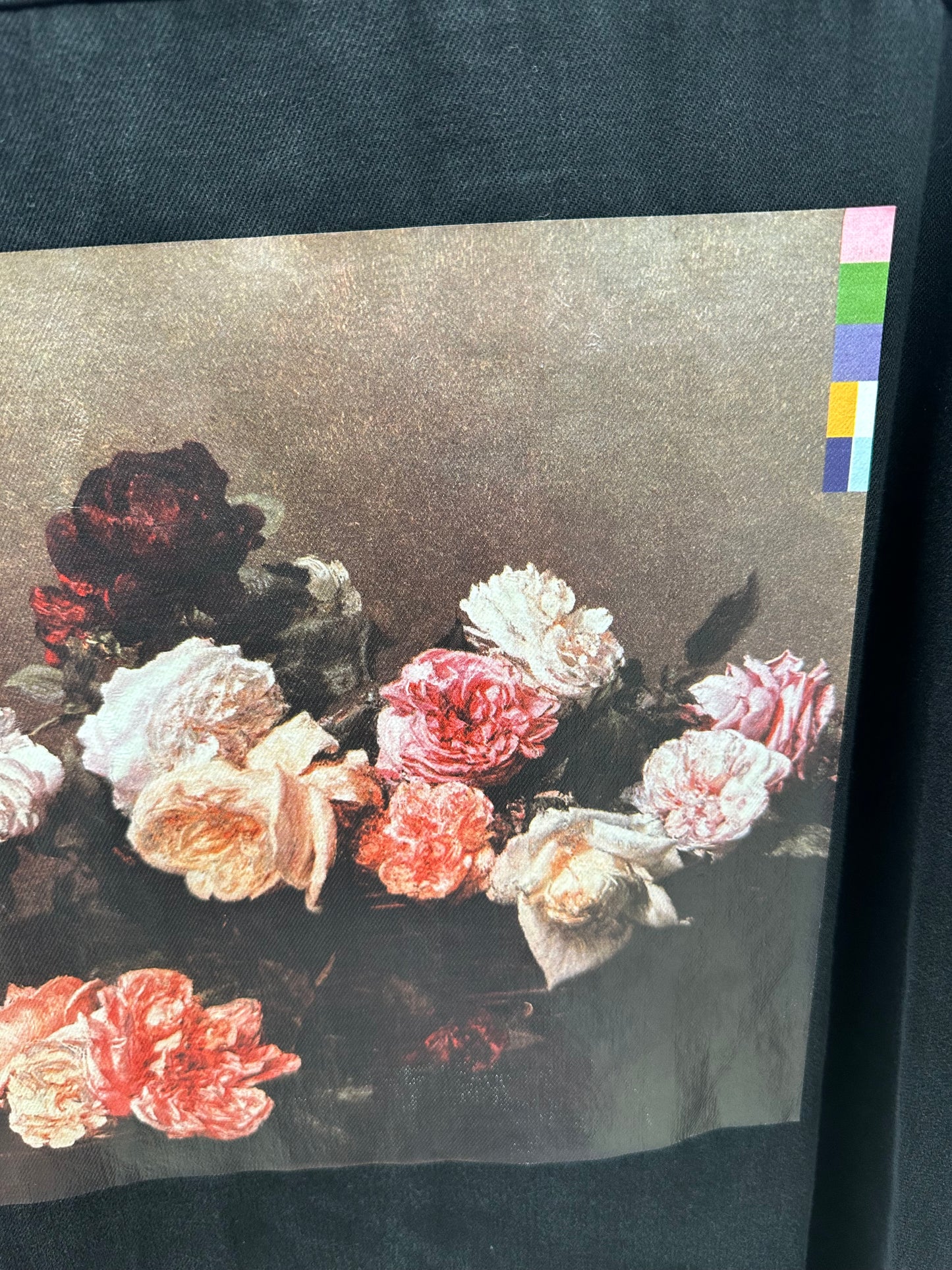 Raf Simons New Order Flower Denim Jacket