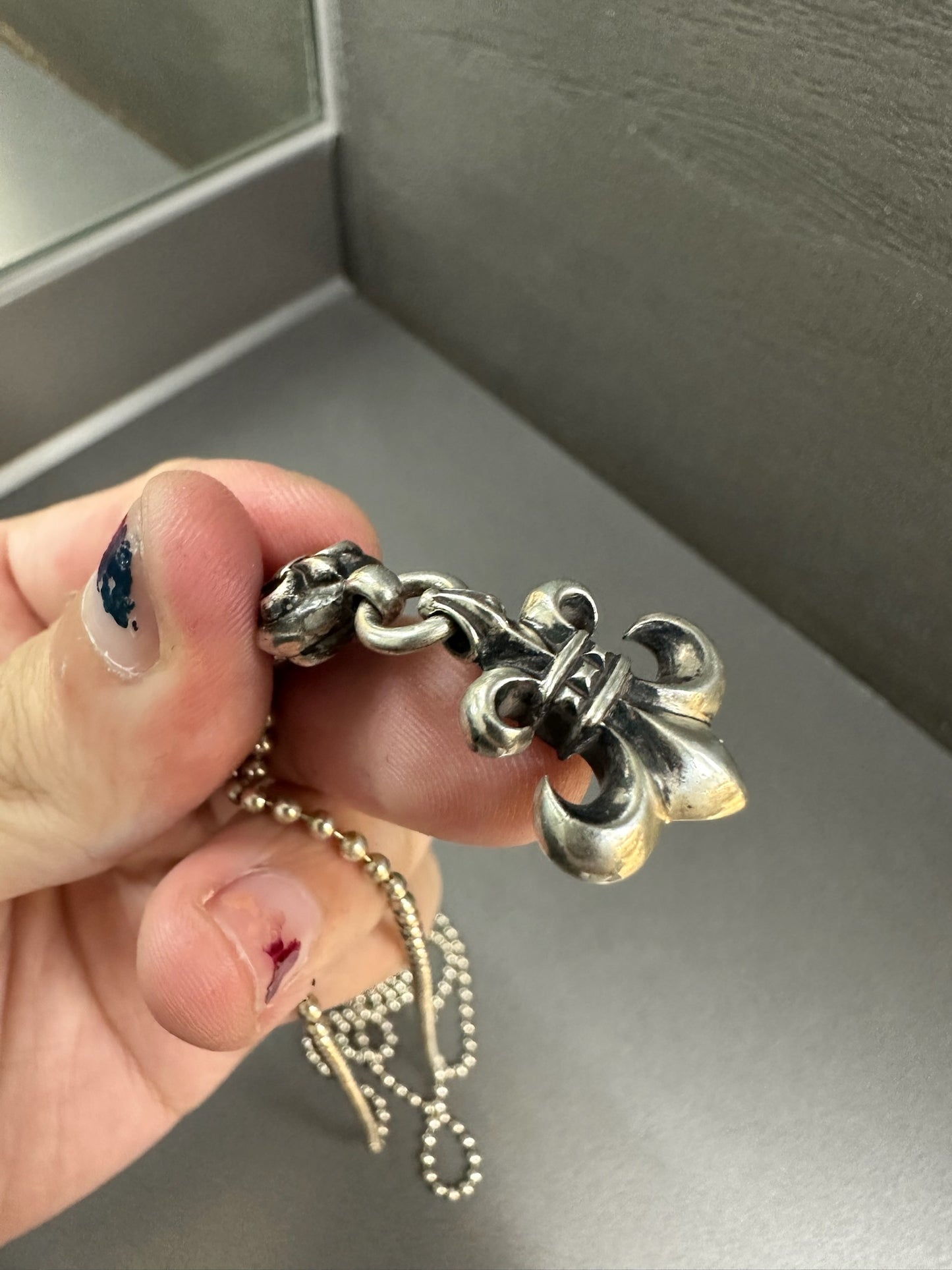 Chrome Hearts Ball Fleur Pendant