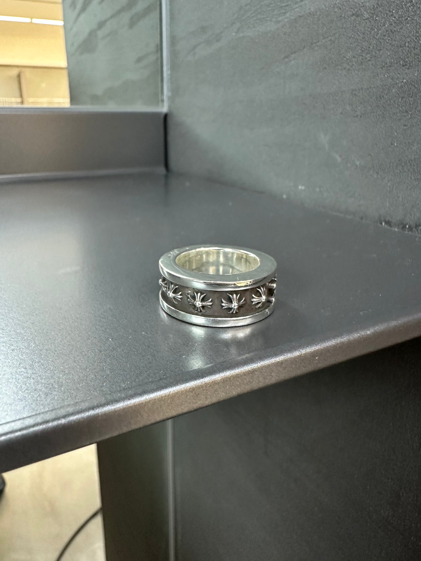 Chrome Hearts Cross “Fuck You”Spinner Ring