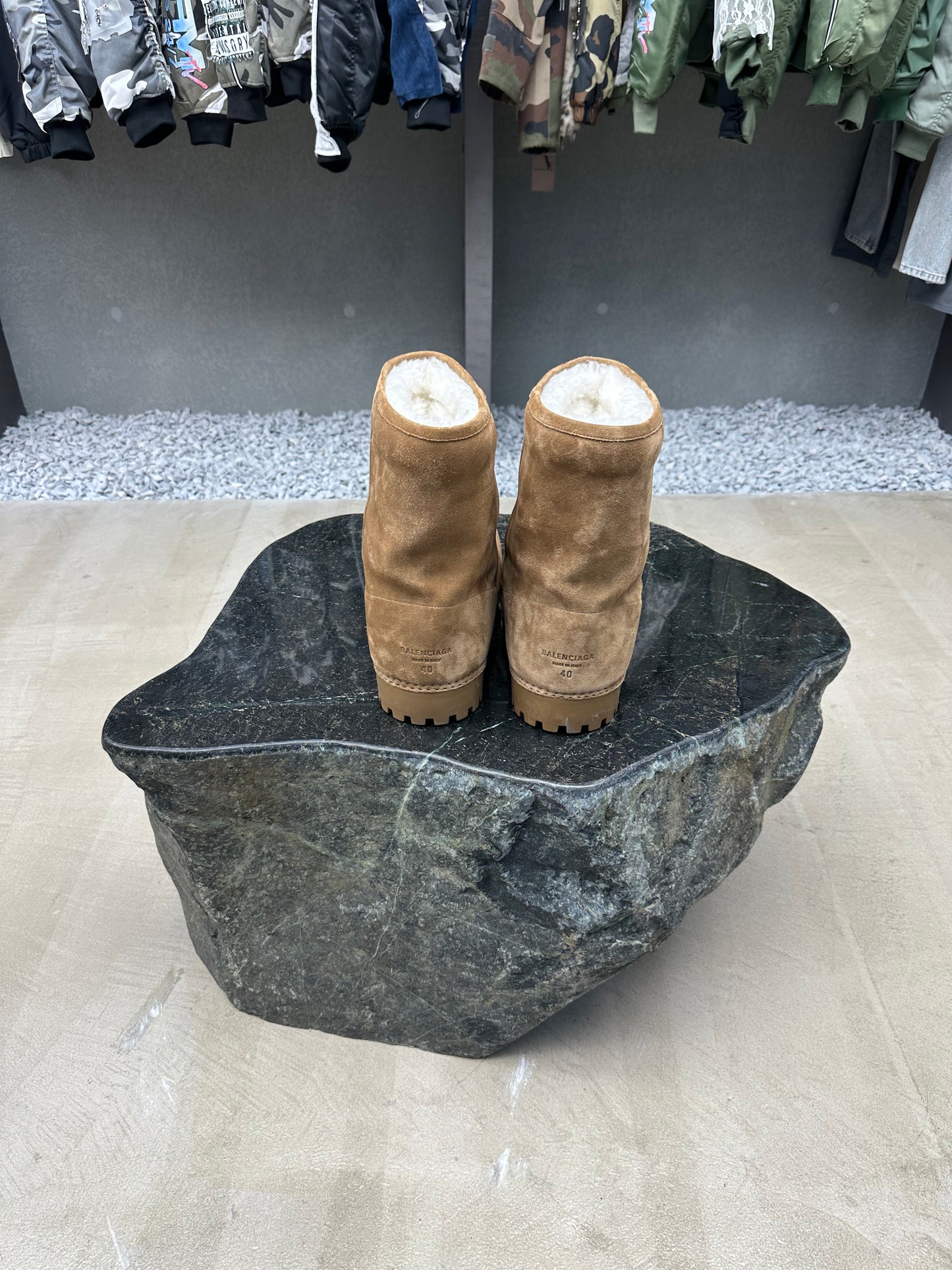 Balenciaga Alaska suede boots