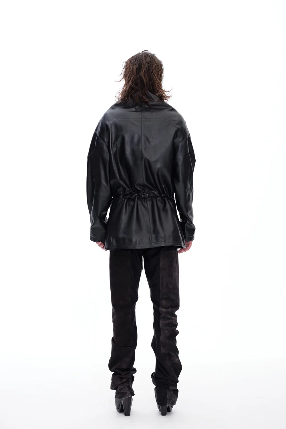 P.L.N Cow Skin Parka leather jacket