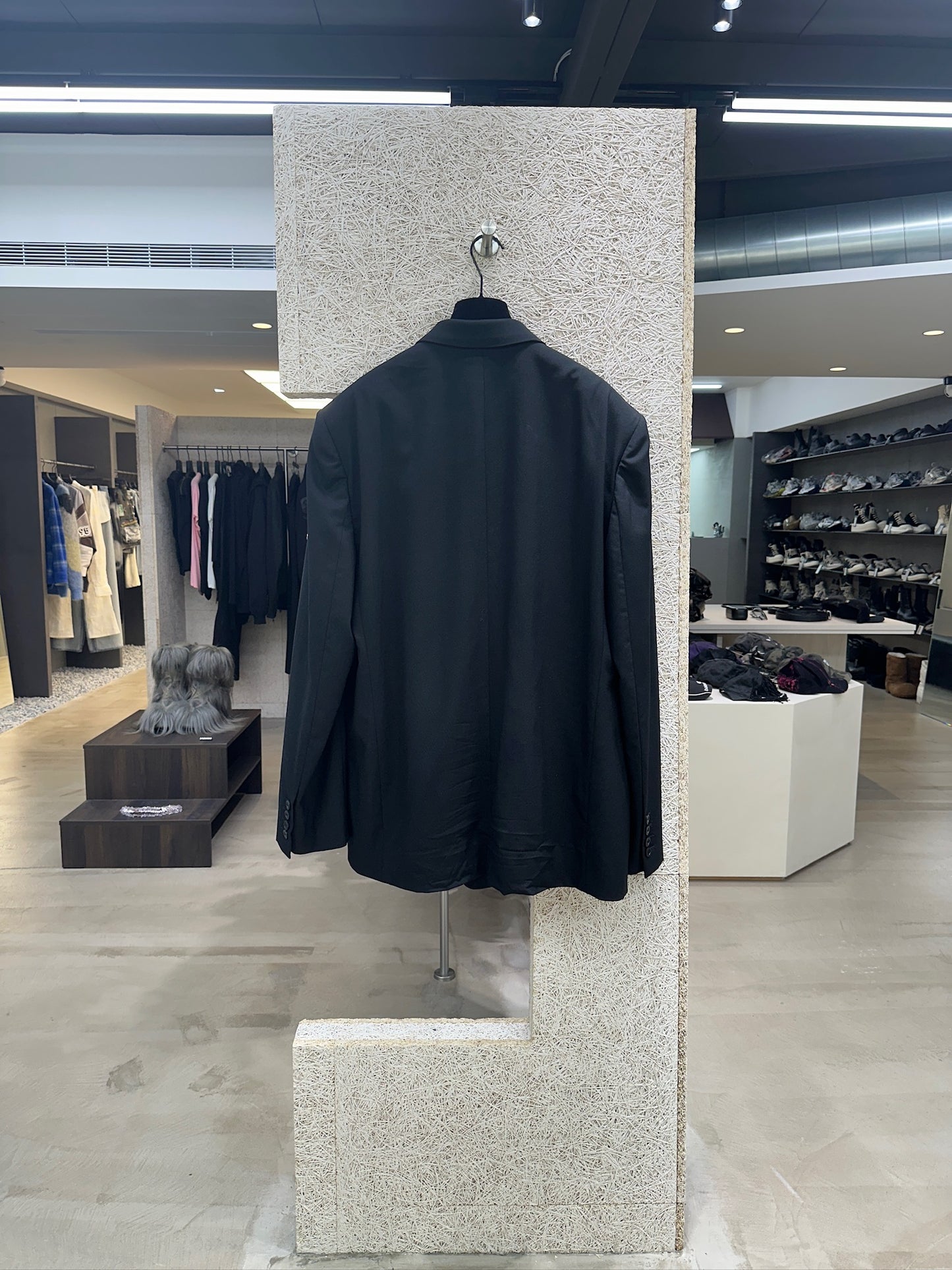 Balenciaga Logo Patched Blazer