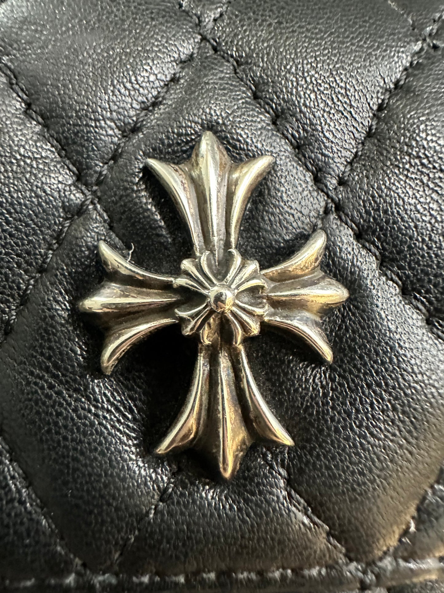 CHROME HEARTS QUILT WAVE WALLET