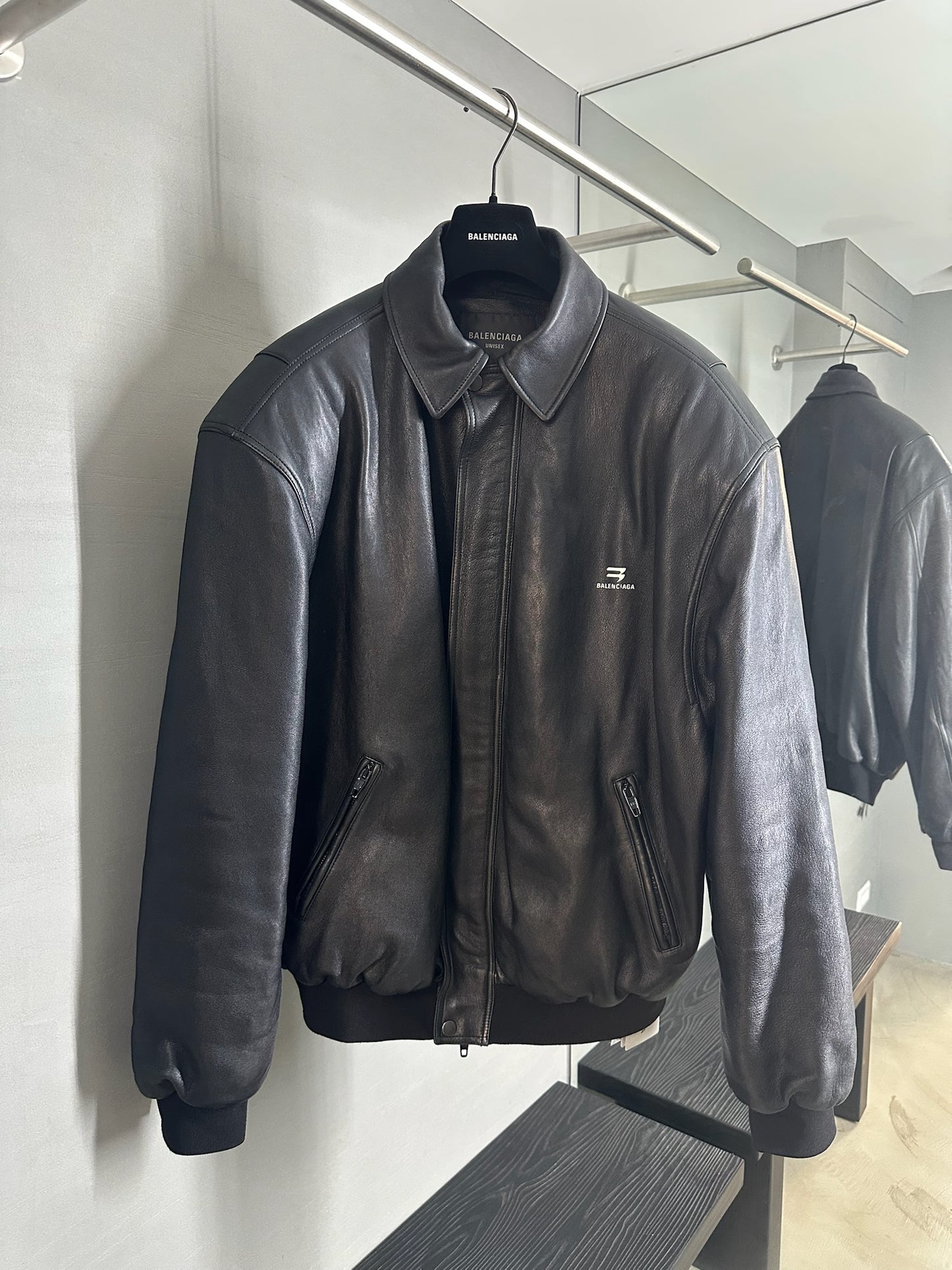 Balenciaga Taxi Leather Jacket
