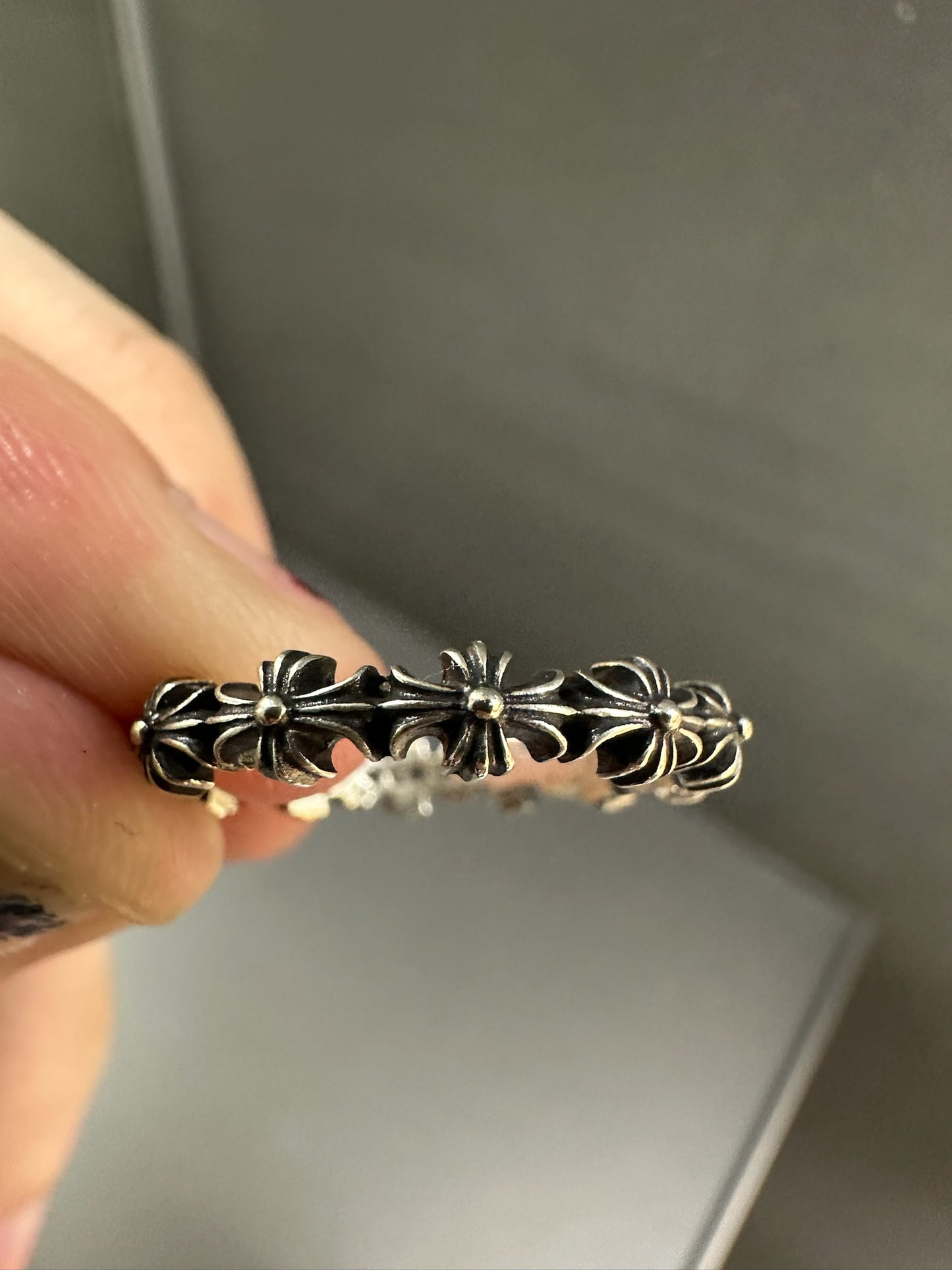 Chrome Hearts Tiny e Band Ring