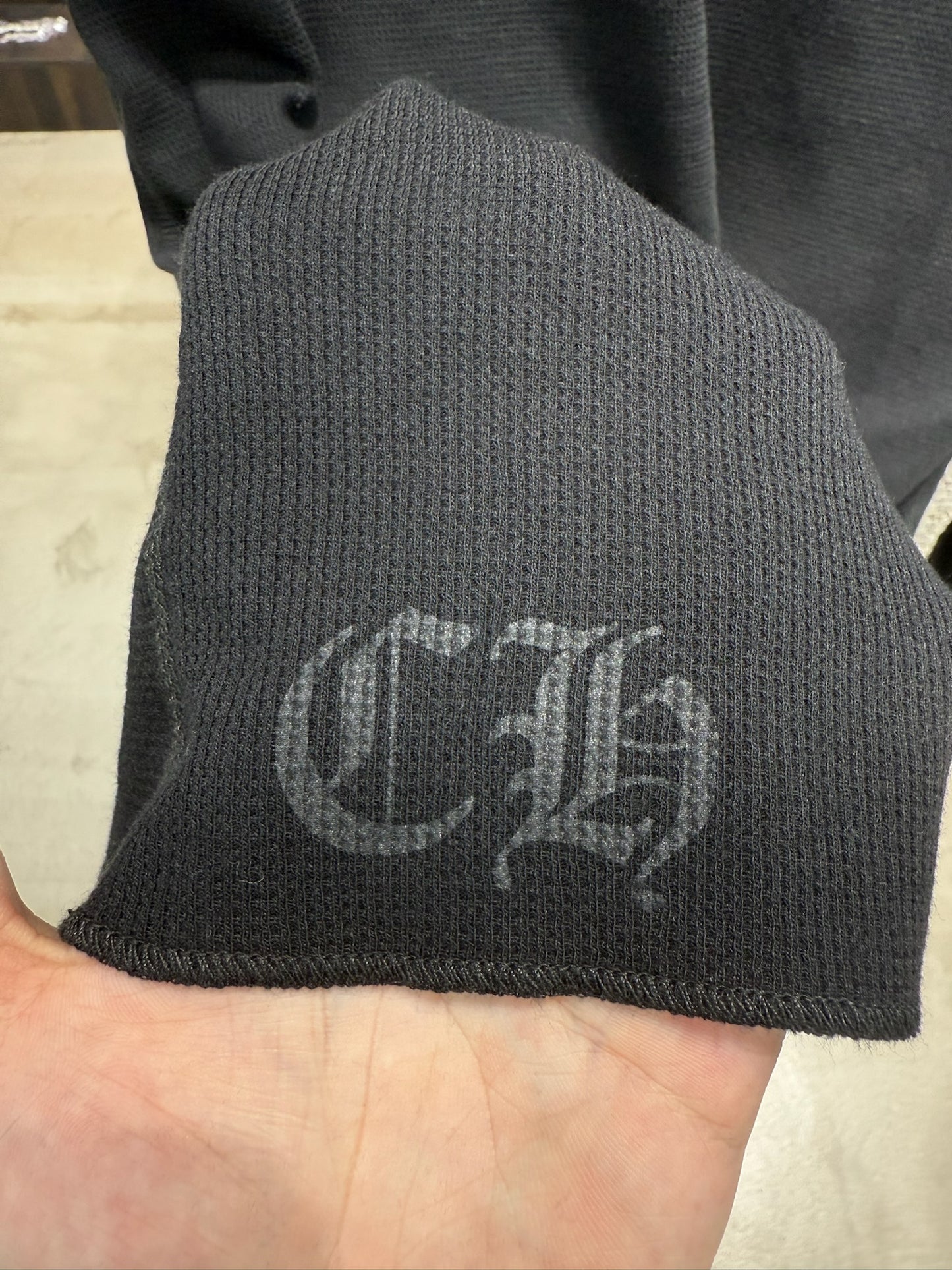 Chrome Hearts dagger waffle long sleeves