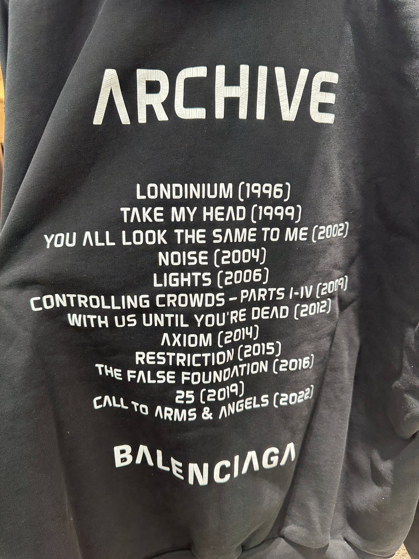 Balenciaga X Apple Music Zip-up Hoodie