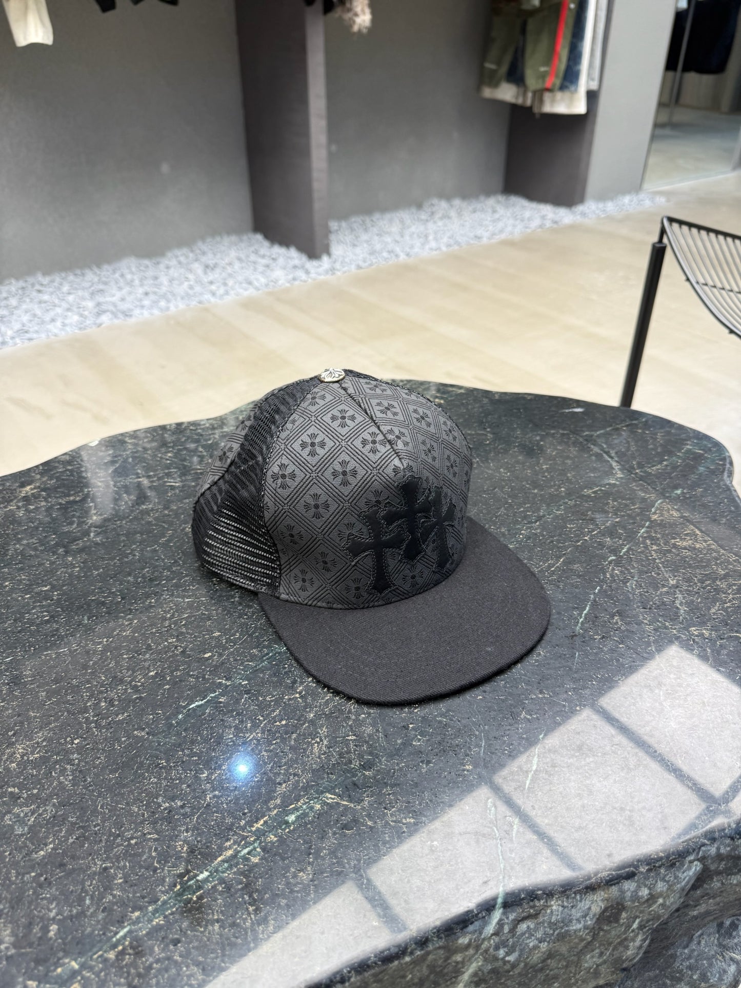 Chrome Hearts Triple Cross Trucker Hat