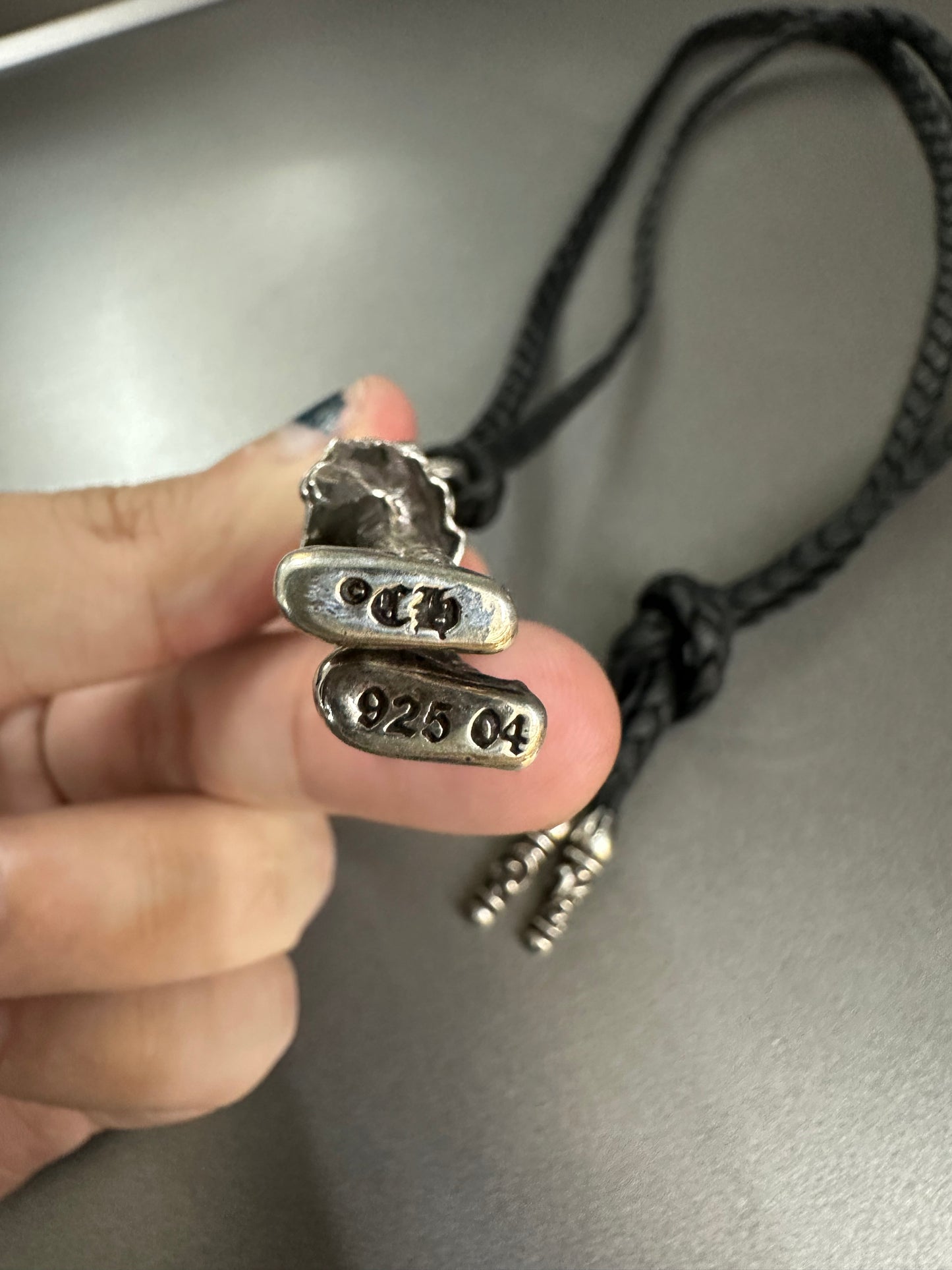 Chrome Hearts Foti Skippy Leather Braid