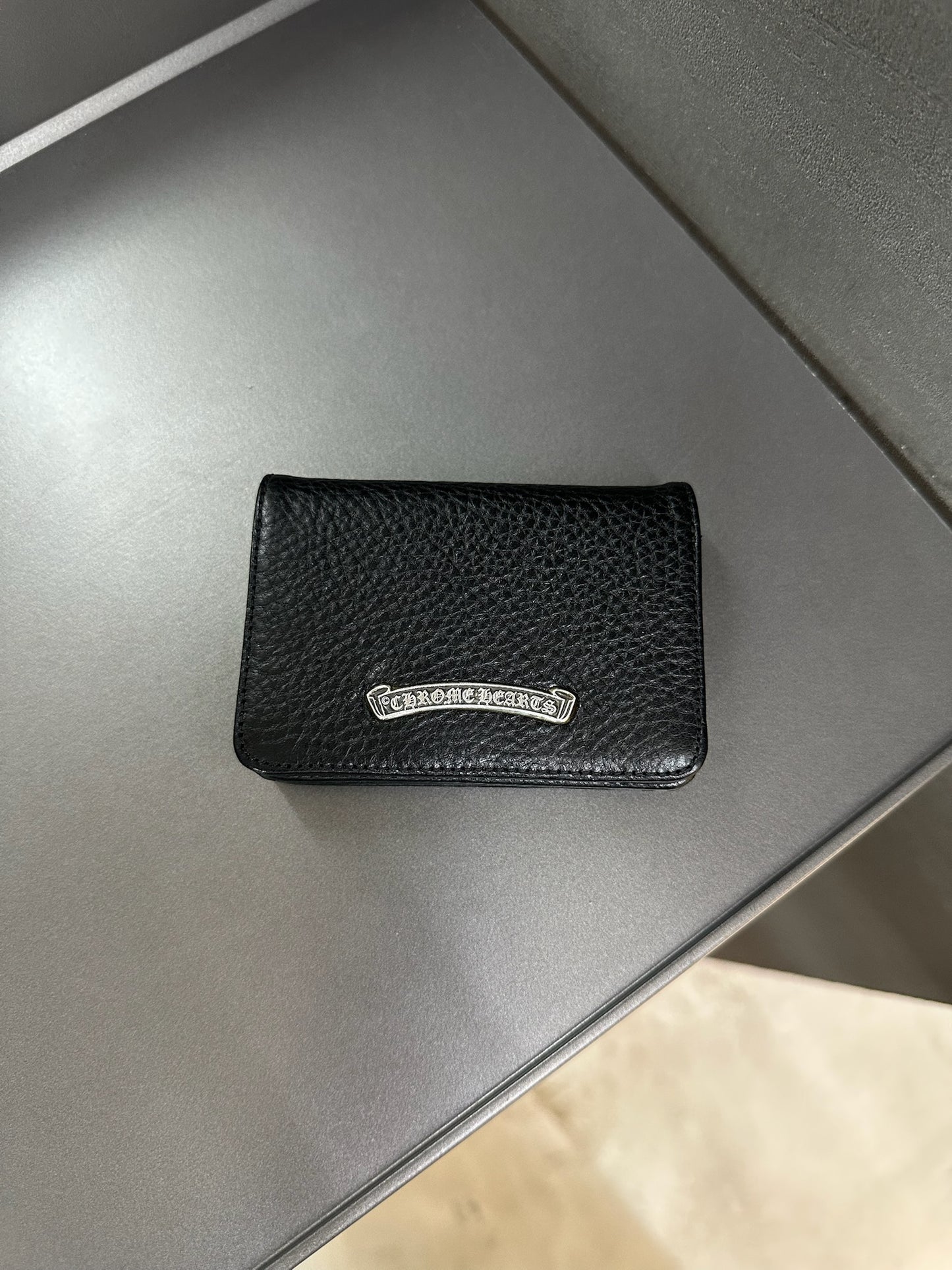 Chrome Hearts card case 3 Pocket Scroll wallet