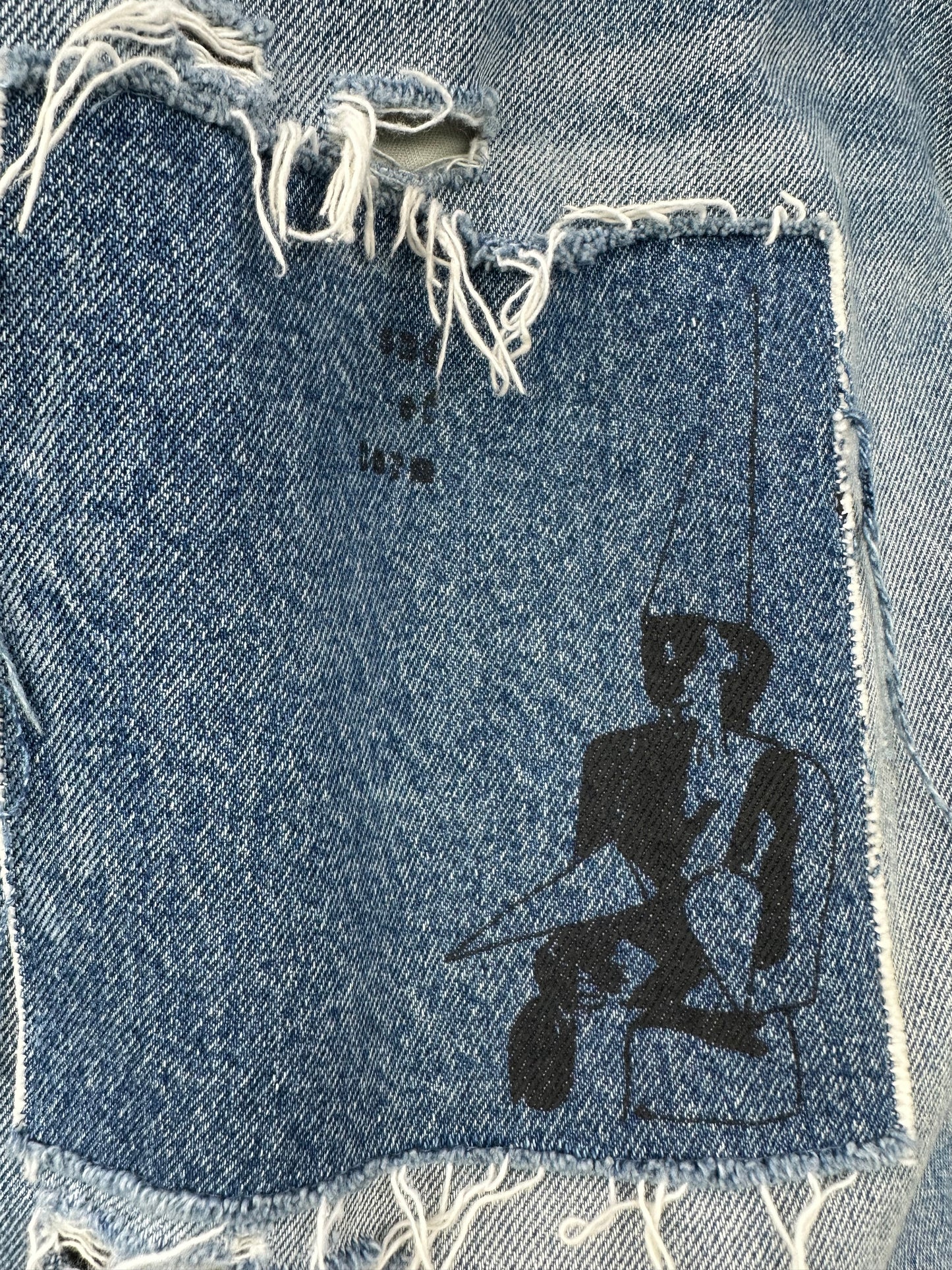 Enfant Riches Deprimes Patched Jeans
