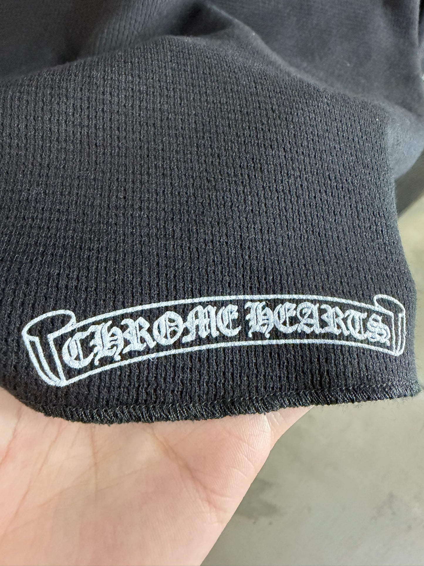 Chrome Hearts Horseshoe Floral Thermal Long Sleeve
