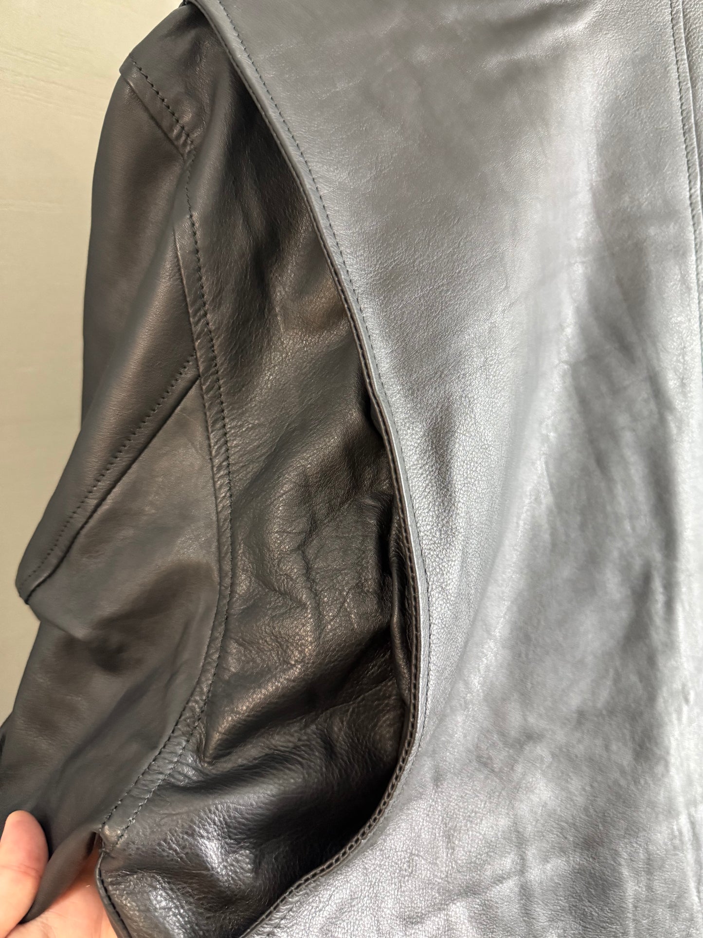 TONDOLO OTIDEA WORK LEATHER JACKET