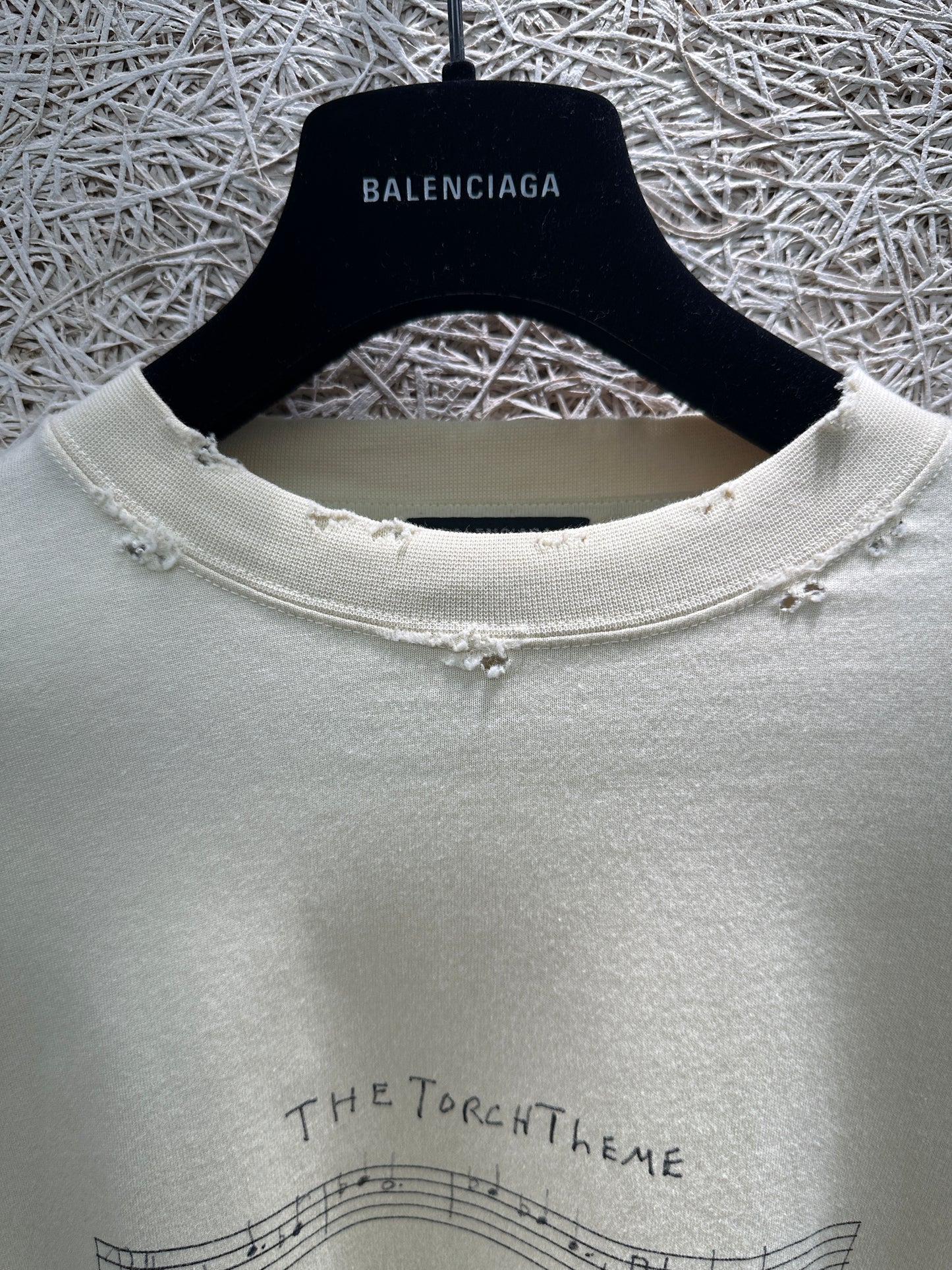 Balenciaga Music Staff T-Shirt